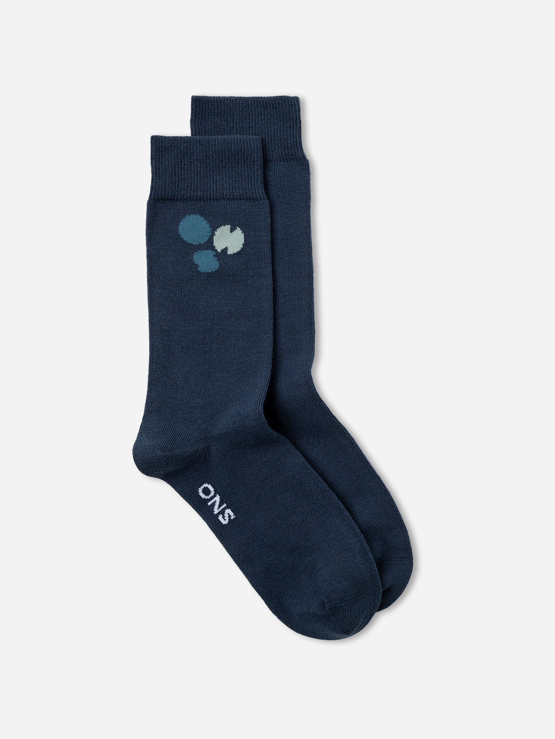 ONS Logo Jacquard Socks for Men & Women - Premium Breathable Cotton Crew Socks for Casual Wear, Sports & Daily Comfort