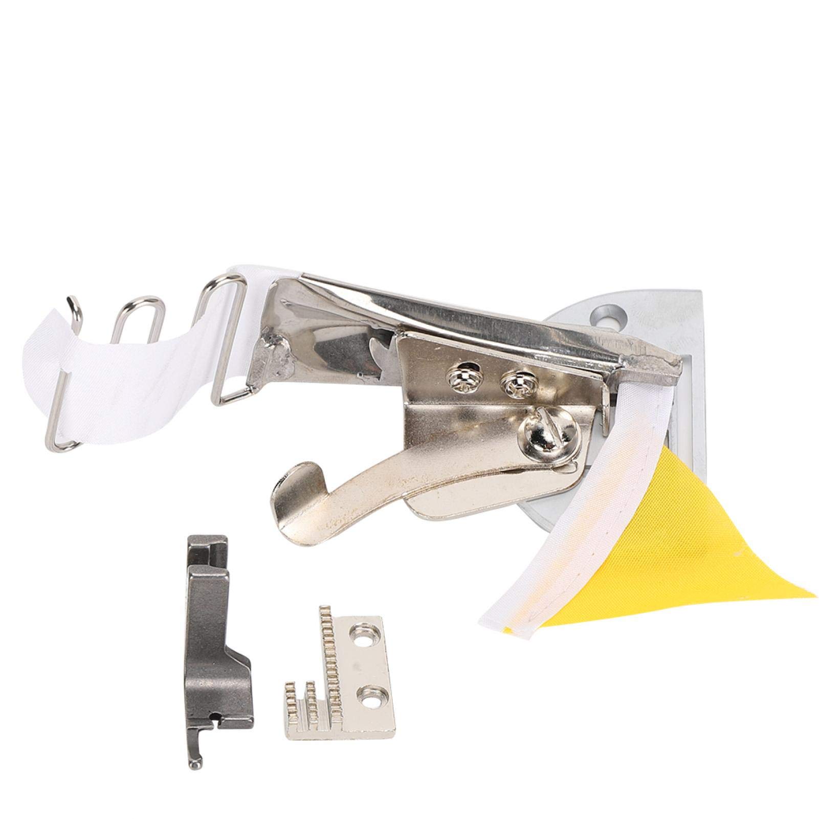 38mm Double Fold Angle Binder Attachment for Industrial Sewing Machine - Heavy Duty 32-40mm Flat Seamer Folder Binding Tape - Perfect for Upholstery, Leather Craft & Professional Garment Sewing