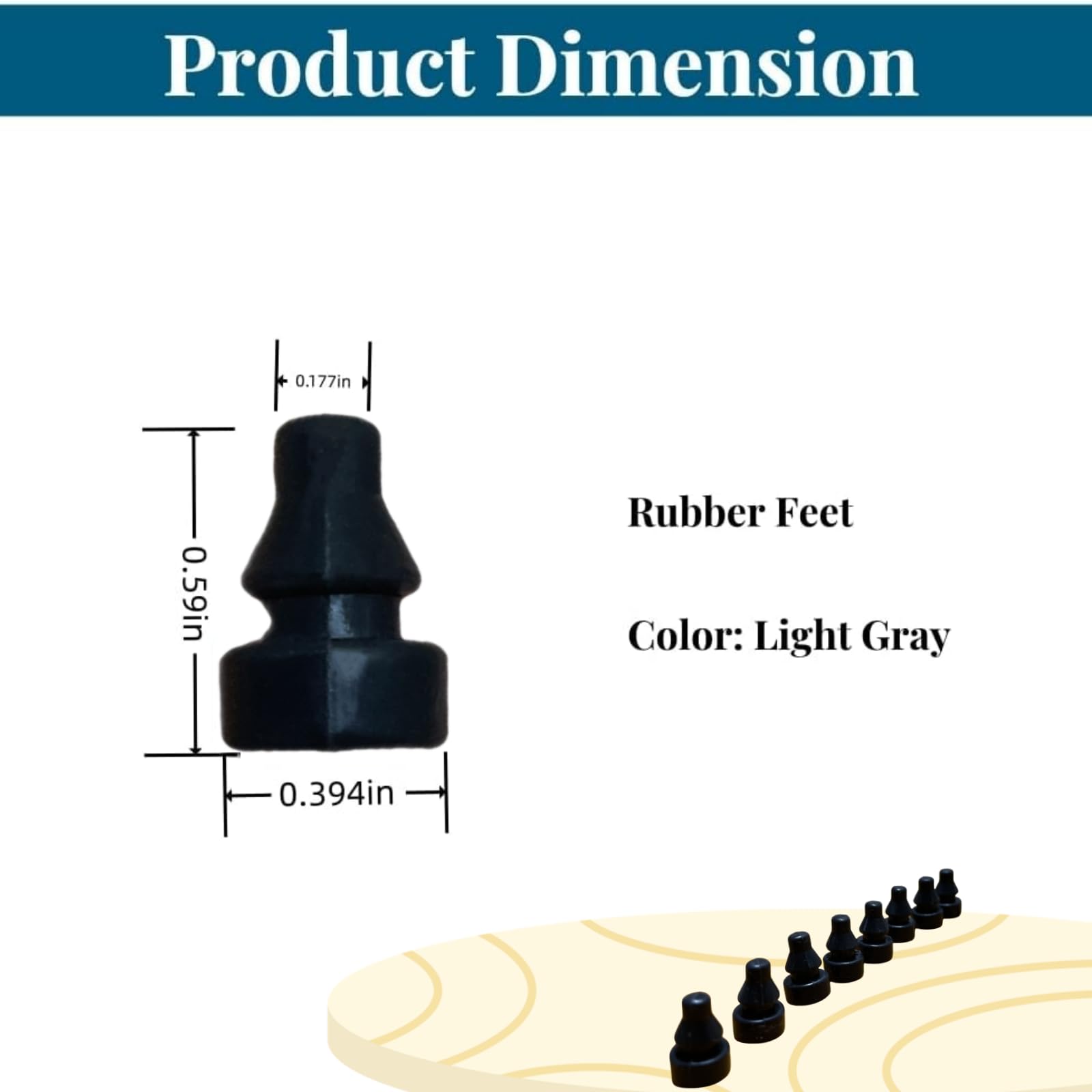 Replaceable Rubber Feet for Slow Cooker - 8 Pack Non-Slip Protective Pads to Prevent Scratches & Marks | Compatible with Most Slow Cooker Models | Ideal for Kitchen Countertops & Dining Tables