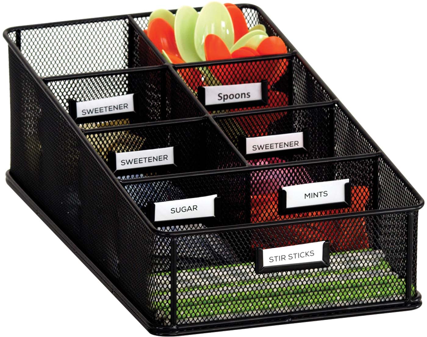 Onyx™ Condiment Carton Mesh Black [3291BL] - Premium Spice Storage for Kitchen, Restaurant, and Catering Use