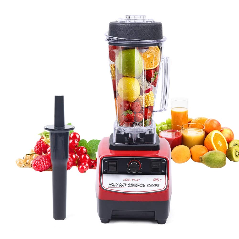 WUPYI 1500W Professional Countertop Blender - 68OZ High-Speed Smoothie Maker & Food Processor with Timer - Perfect for Shakes, Ice Crushing, Frozen Desserts, Soups & Juices - Ideal for Home Kitchens, Restaurants & Smoothie Bars