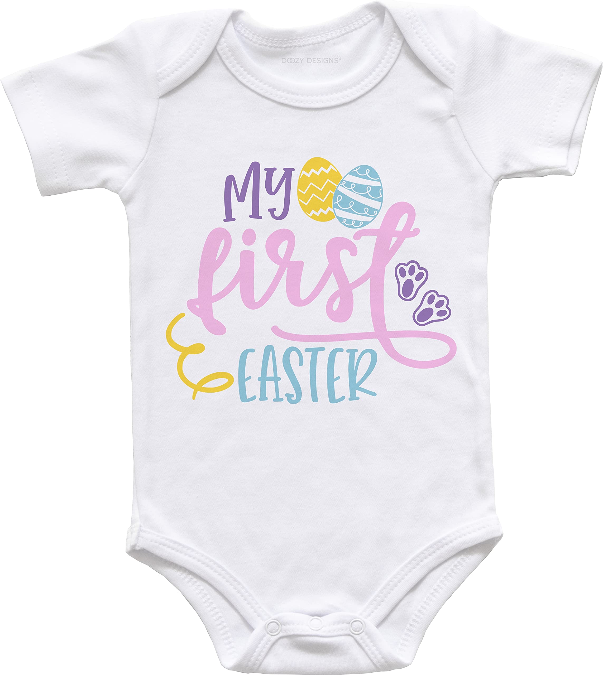 My First Easter Baby Girl Bodysuit - Newborn Easter Outfit 0-3M | Cute Spring Baby Romper for Boys & Girls | Perfect Easter Gift & Photo Shoot Outfit