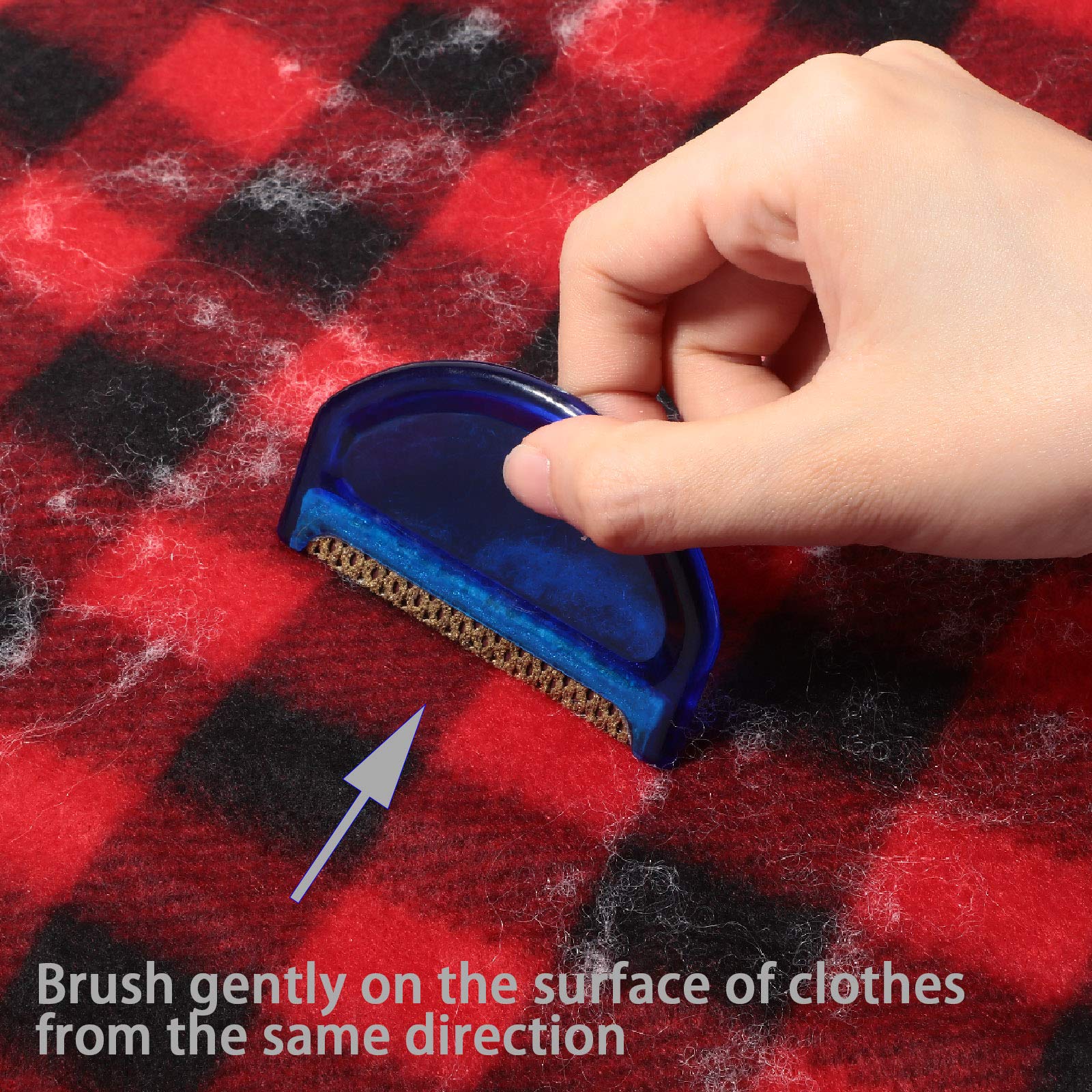 2 Pack Cashmere & Wool Sweater Combs and Fabric Shaver - Multi-Fabric Lint Remover for Clothes, Sweaters, Coats - Remove Pills, Fuzz & Lint - Perfect for Home, Travel & Laundry Care