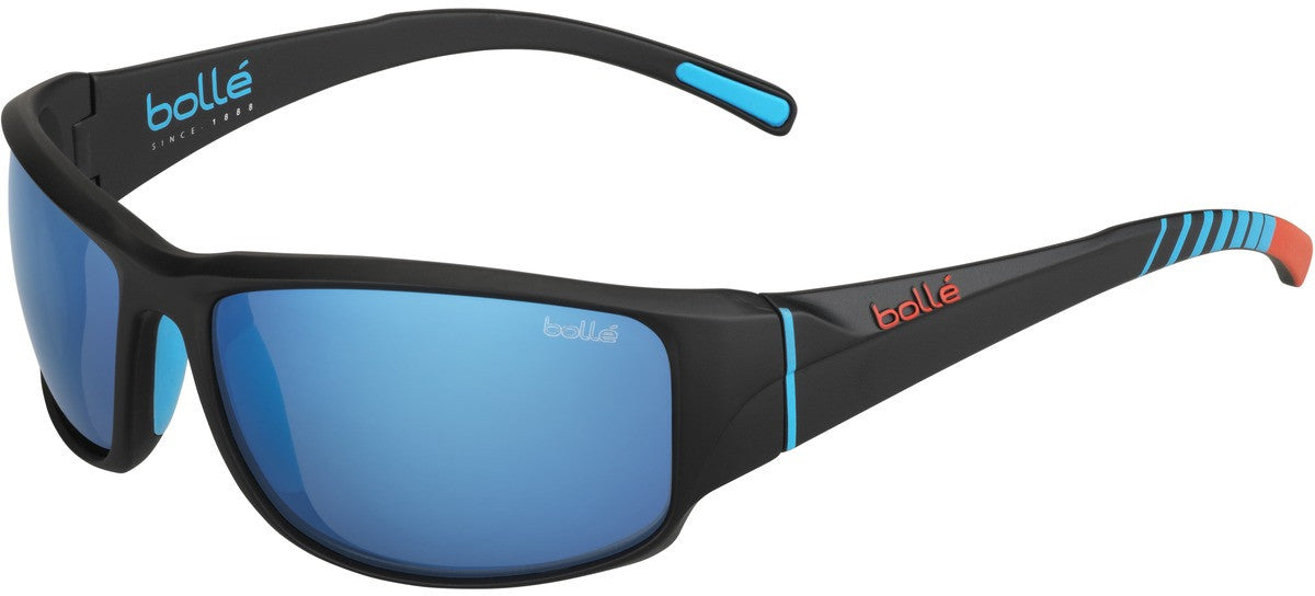 12344 - Black Bahamas Matte - HD Polarized Offshore Blue
