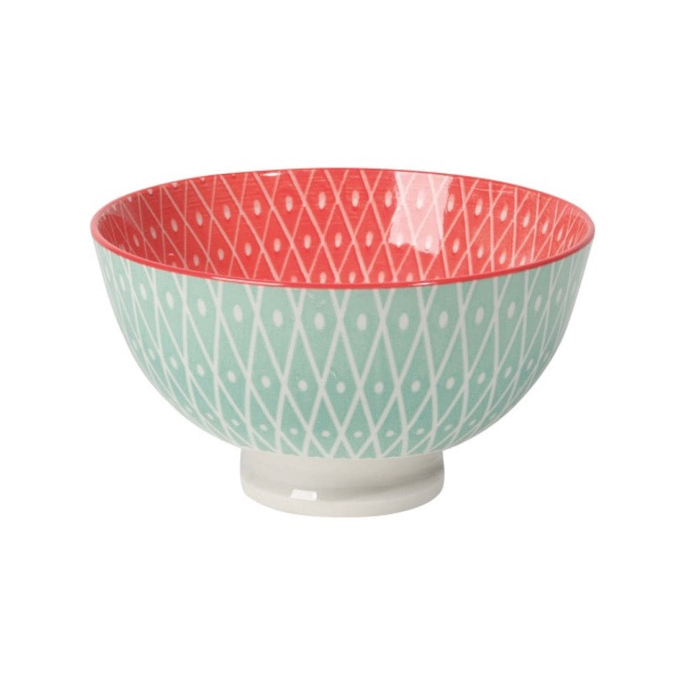 Geo Bowl - Premium Handcrafted Ceramic Serving Bowl for Salads, Soups & Snacks - Perfect for Dining, Entertaining & Home Decor