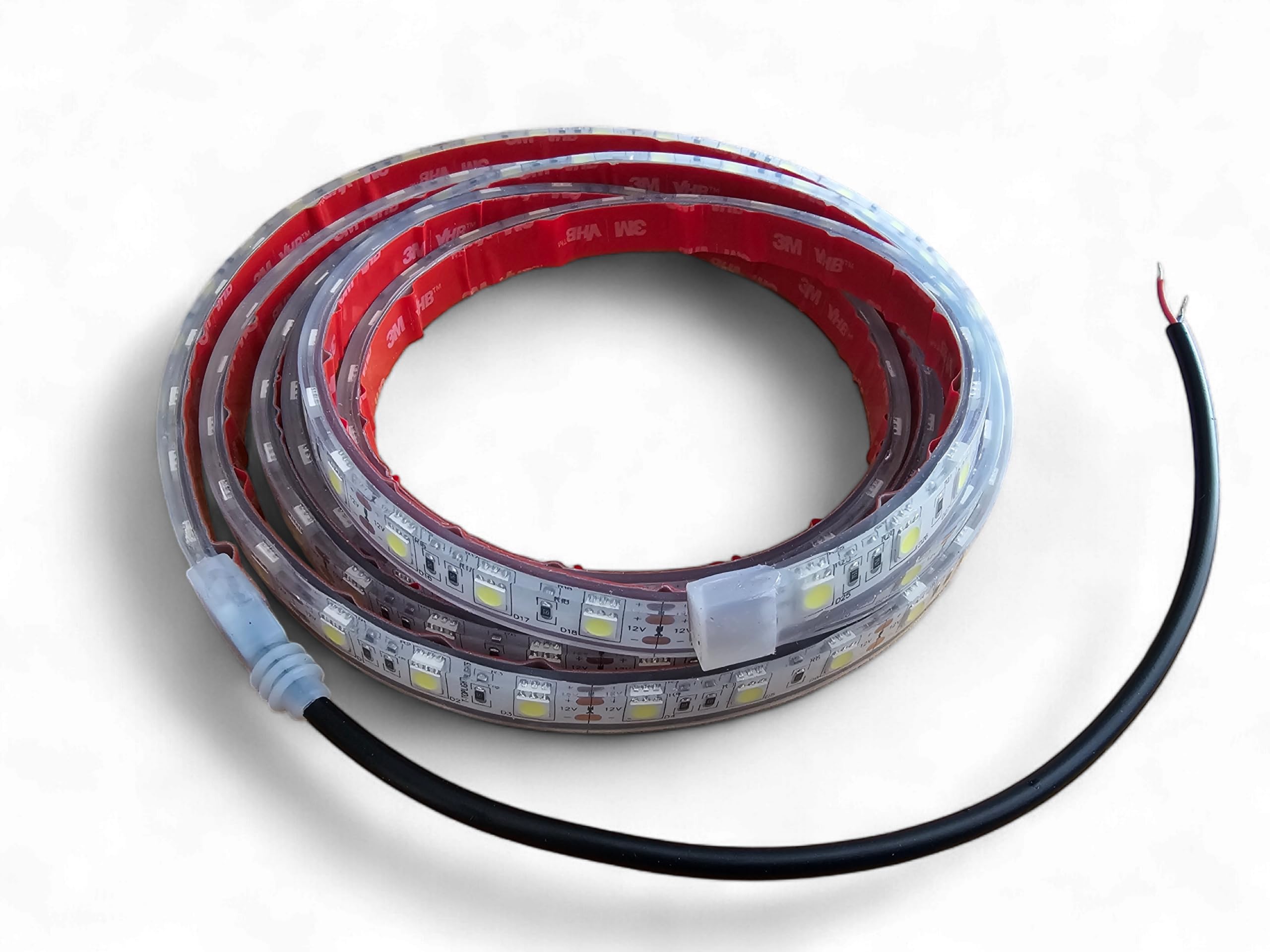 16FT IP68 Waterproof Marine LED Light Strip - 12V Submersible Red Rope Lights for Boat Under Gunnel Lighting | Perfect for Night Fishing, Deck Ambiance & Underwater Illumination