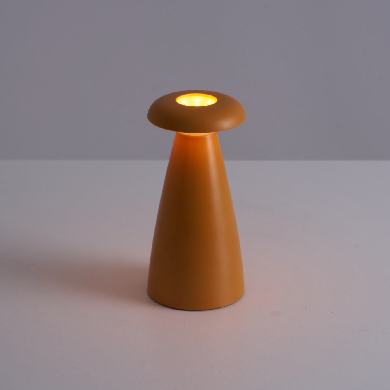Noko Mushroom Rechargeable Table Lamp - USB-C LED Night Light for Bedroom, Nursery & Living Room - Dimmable Ambient Lighting for Reading & Relaxation