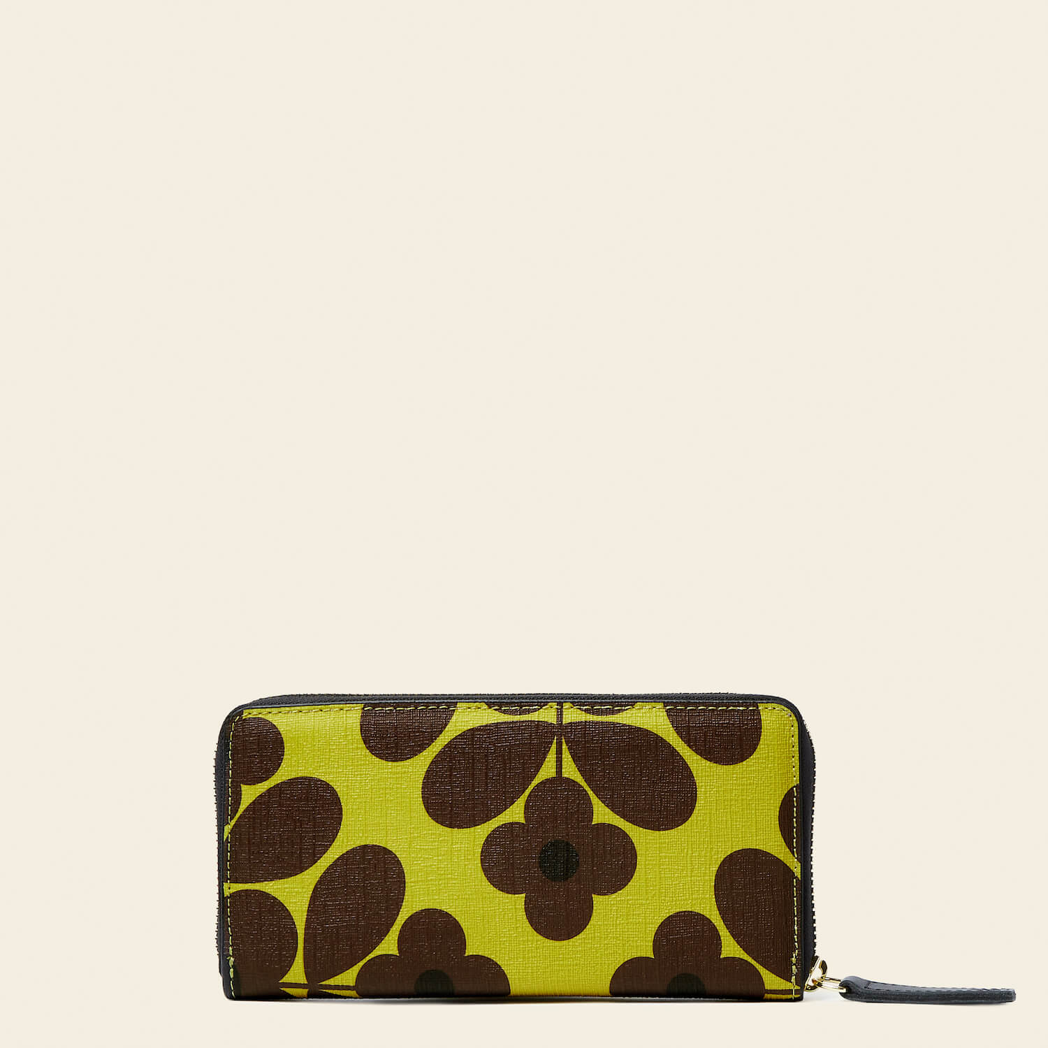 Forget Me Not Flower Wallet - Stylish Tile Design in Chartreuse Green for Women | Perfect for Everyday Use, Travel & Gifts
