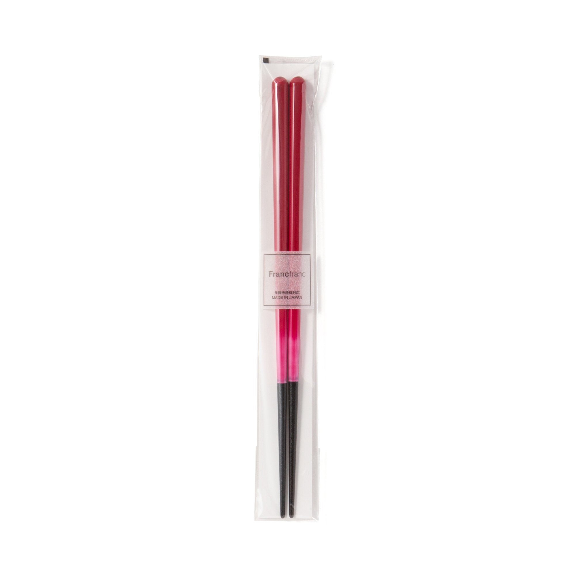 Premium Gradient Pink Chopsticks - Elegant Asian Dining Utensils for Sushi, Ramen, and Home Cooking
