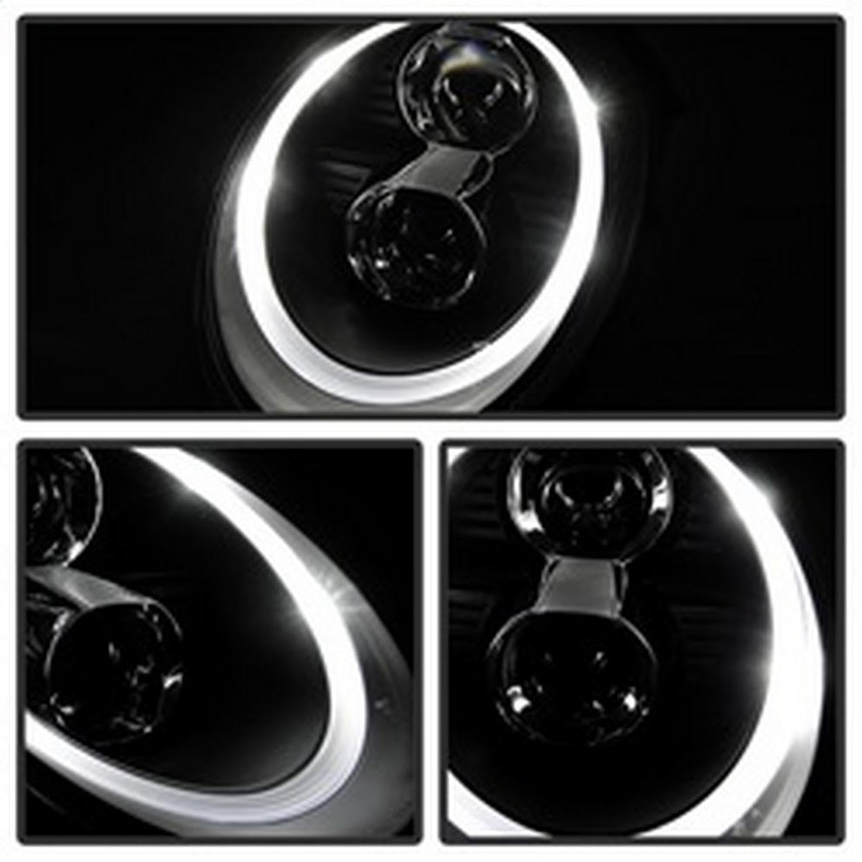 Spyder 5080103 Black Projector Headlights for Porsche 911 (1999-2005) - High Performance LED Replacement Headlamps - Perfect for Night Driving & Car Upgrades