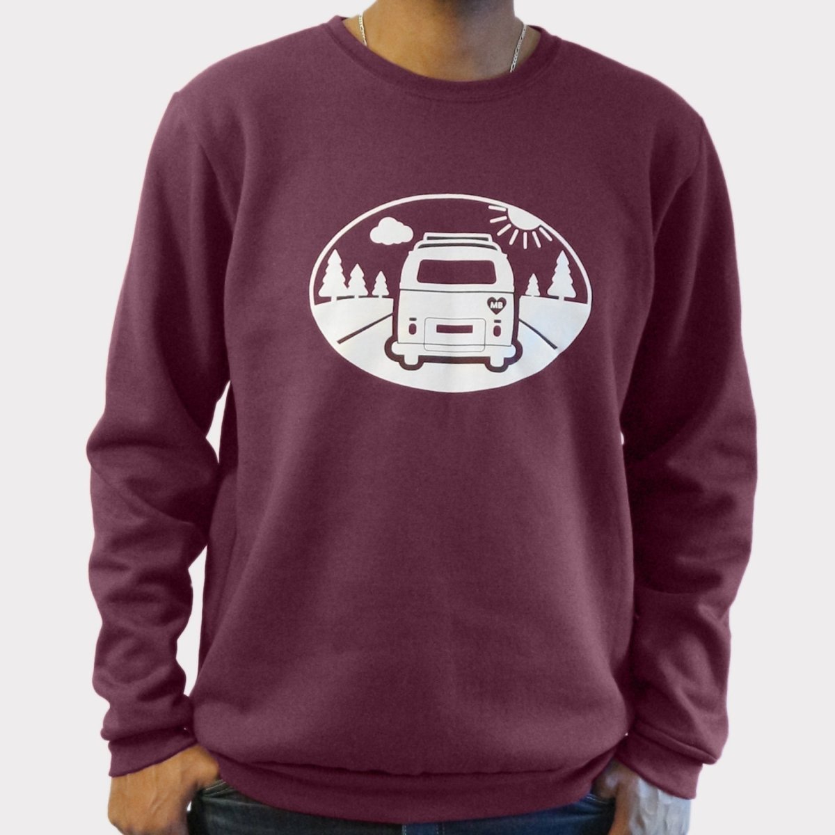 CAA Exclusive: We Heart Winnipeg Open Roads Crewneck Sweatshirt - Cozy & Stylish for Travel, Outdoor Adventures & Casual Wear
