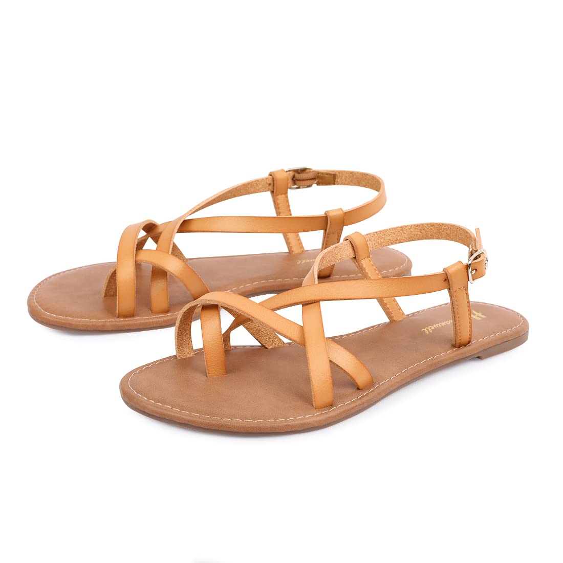 Women's Gladiator Flat Sandals - Fisherman Strappy Ankle Strap Sandals for Summer | Comfortable Walking Shoes for Beach, Vacation & Casual Outfits