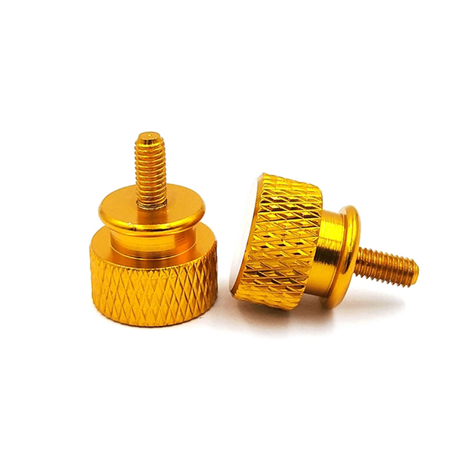 5PCS M5 Color Aluminum Alloy Thumb Screws for Computer Case - M5x8mm PC Case Screws, Easy Hand Tightening for DIY PC Building & Hardware Maintenance