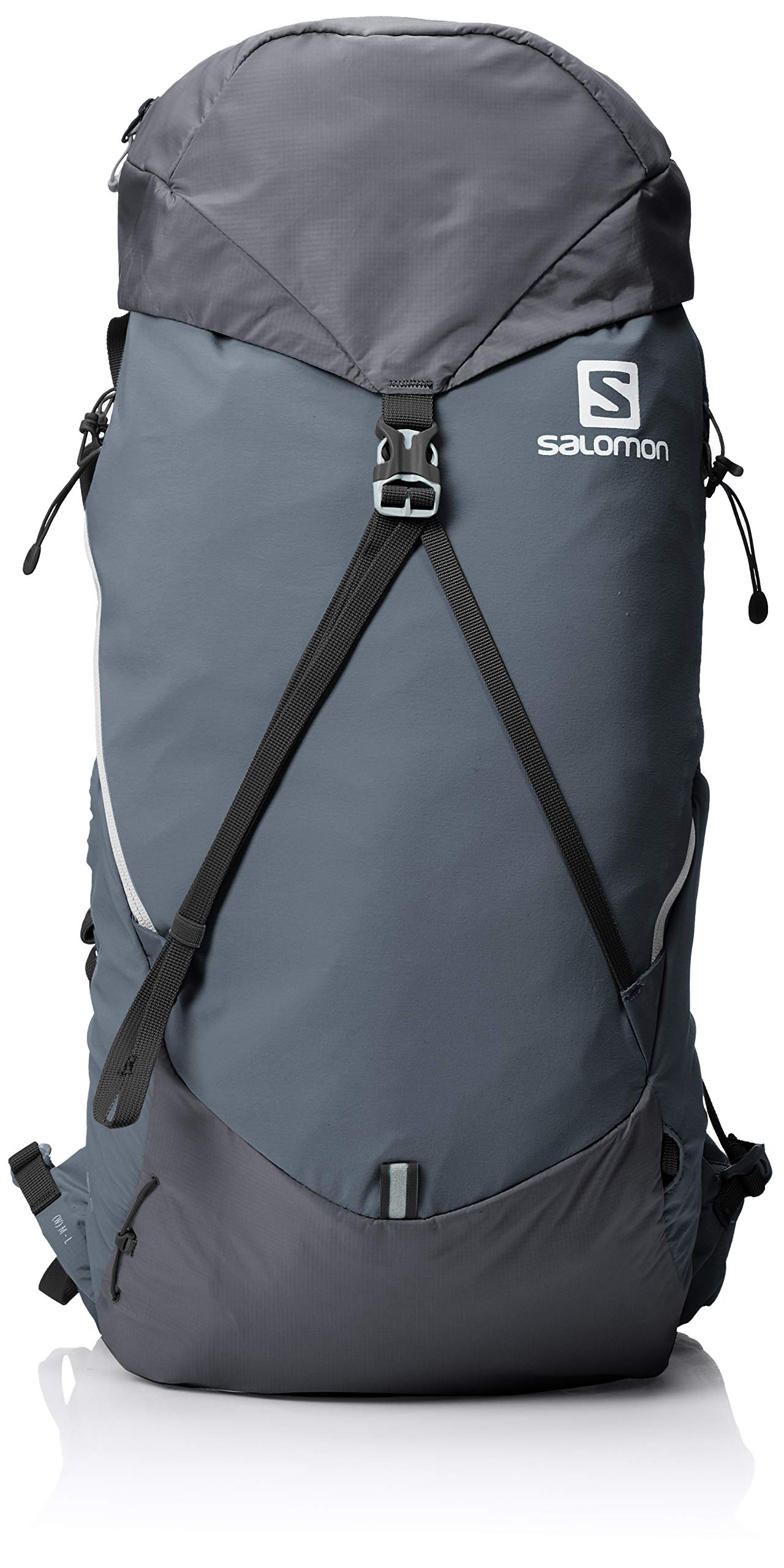 Salomon Women's Out Night 28+5 Wheeled Travel Backpack - Lightweight Carry-On Luggage with Expandable Capacity (Lilac Gray) - Perfect for Air Travel, Weekend Getaways & Business Trips