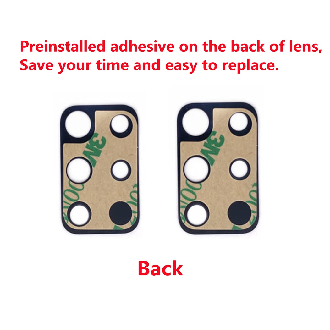 Original 2-Pack OEM Rear Camera Glass Lens Replacement for Samsung Galaxy A71 5G/A715 (2020 Model) - Includes Adhesive & Repair Tools - Compatible with All Carriers - Perfect for DIY Phone Repairs & Camera Protection