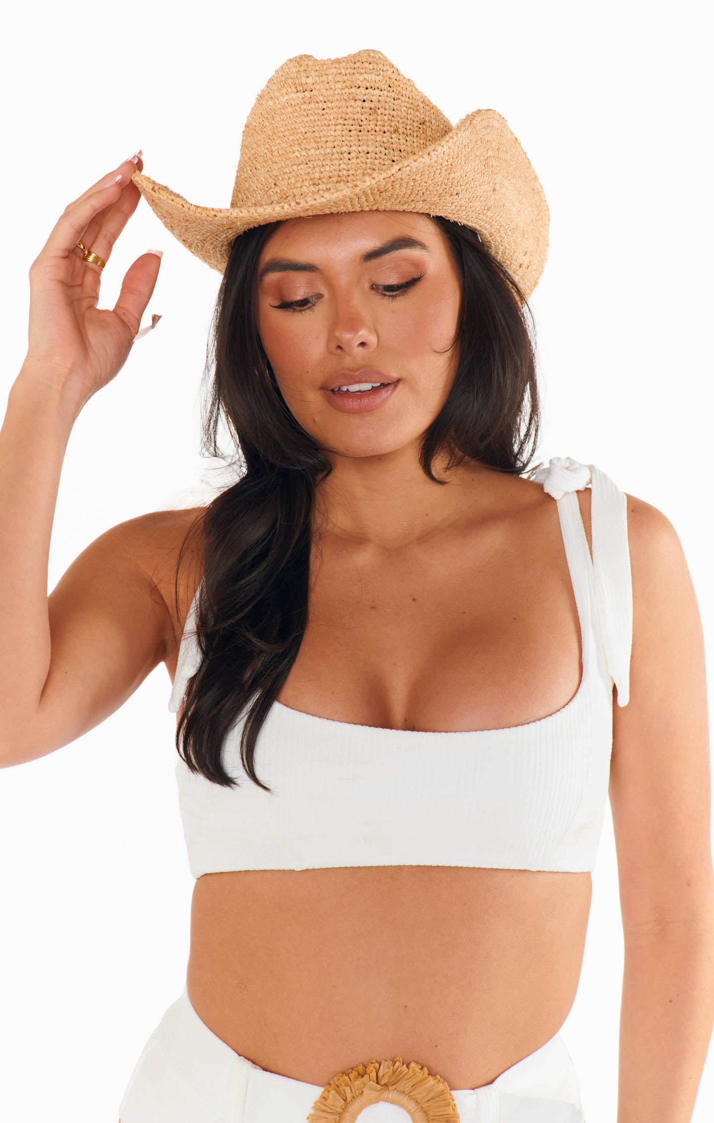 Lack of Color Natural Raffia Cowboy Hat for Women - Summer Beach Hat, Boho Festival Accessory, Outdoor Sun Protection