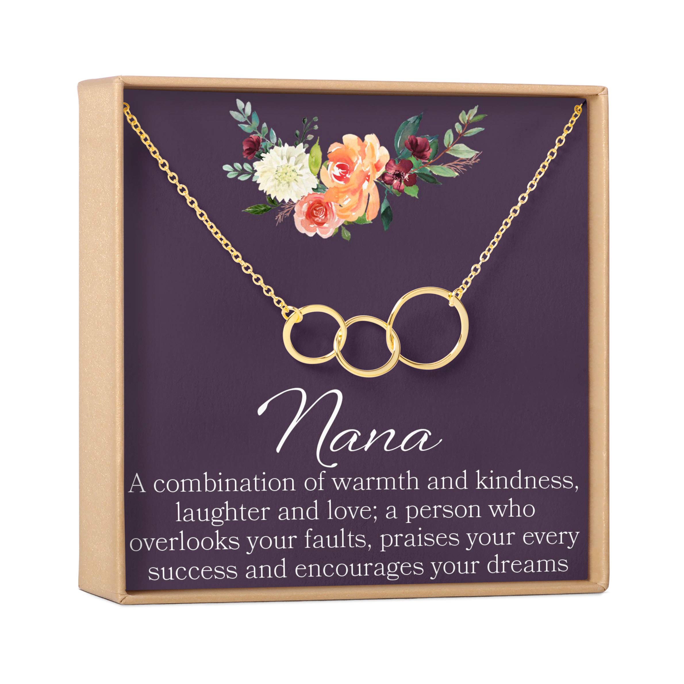 Nana Necklace - Elegant Heart Pendant Jewelry Gift for Women, Birthday, Anniversary, Christmas & Valentine's Day | Perfect for Date Nights, Weddings & Special Occasions