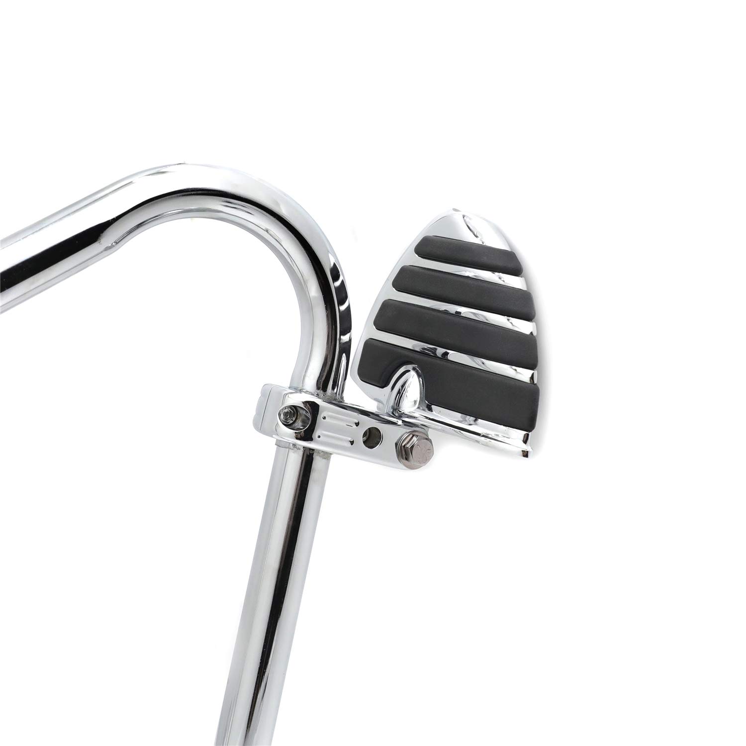 HD Sportster 883 XL1200 1340 Motorcycle Engine Guards with Wing Footpegs & P Clamps - Heavy Duty Crash Protection for Harley Davidson Cruisers (Perfect for Long Rides & Off-Road Adventures)