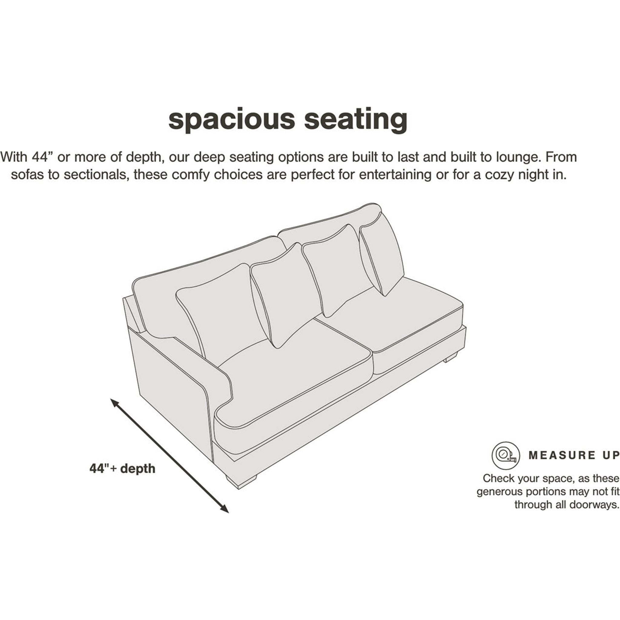 Avaliyah 2-Piece Modular Sectional Sofa Set - Modern L-Shaped Couch with Chaise for Living Room, Apartment & Lounge - Comfortable Fabric Upholstery, Easy Assembly, Space-Saving Design