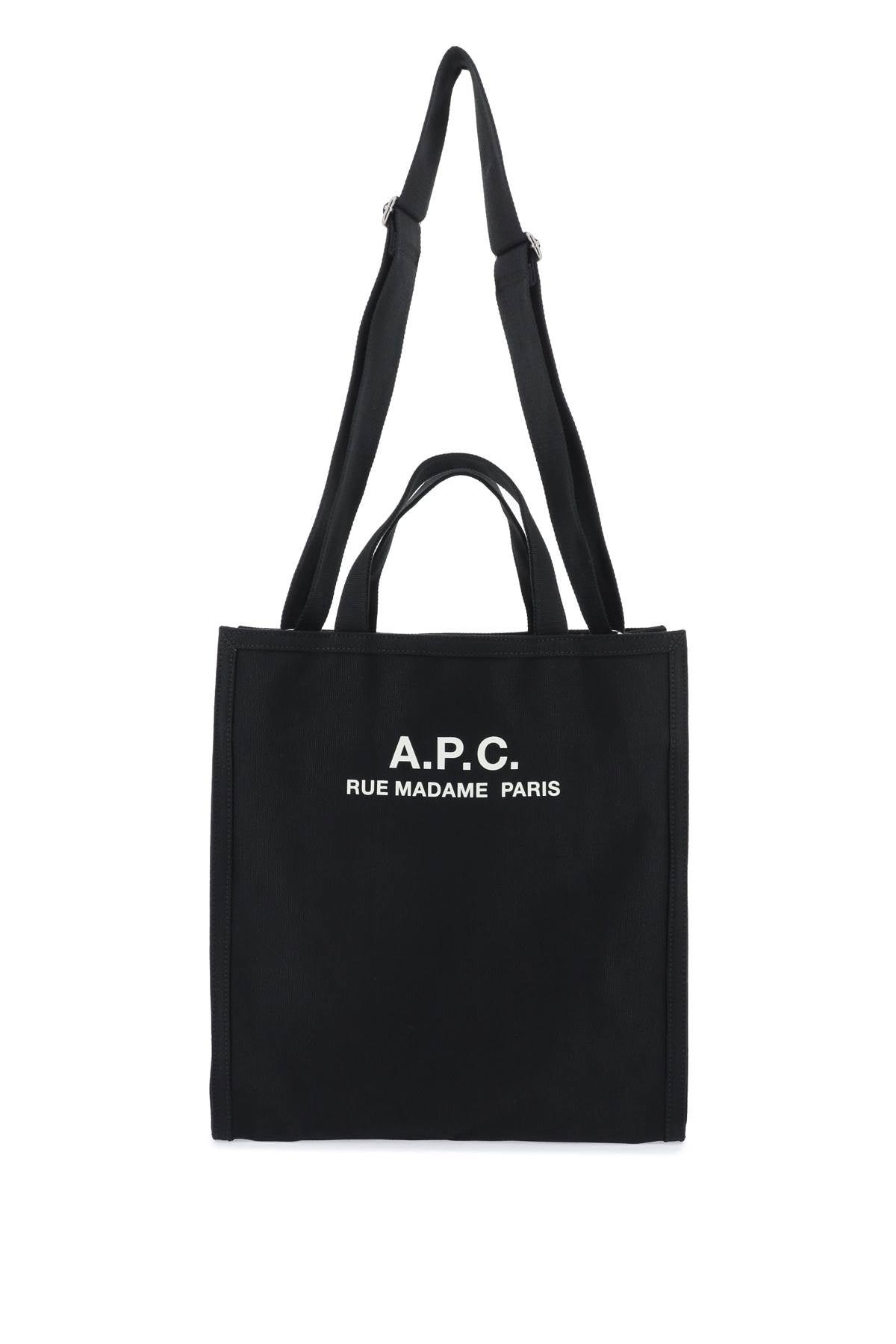 A.P.C. Récupération Canvas Shopping Tote Bag for Men - Durable & Stylish Eco-Friendly Carryall for Work, Travel & Daily Use