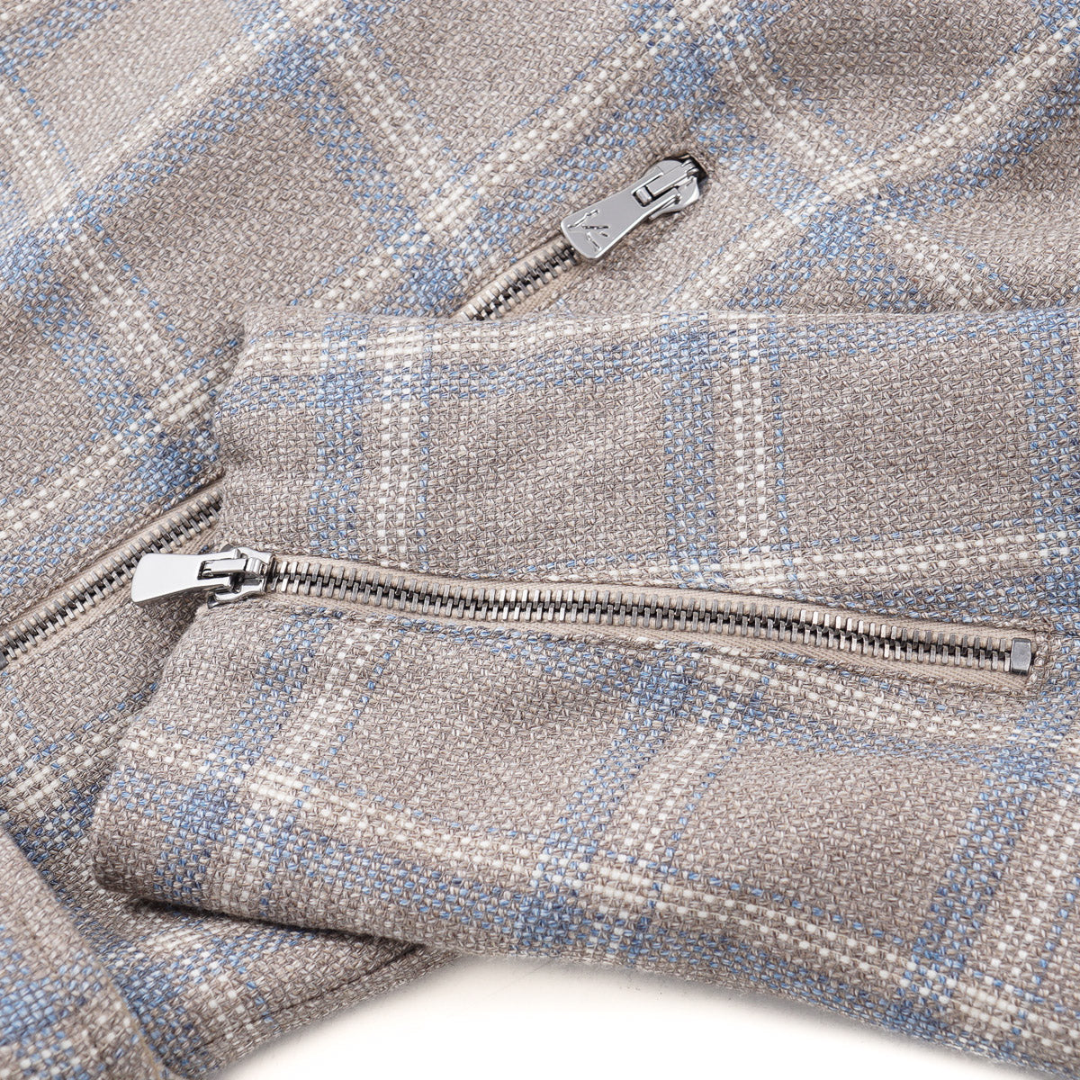 Isaia Wool Silk Linen Moto Jacket - Premium Men's Motorcycle Biker Jacket for Fashion & Riding | Perfect for Casual Outfits, Motorcycle Rides & Night Out Events