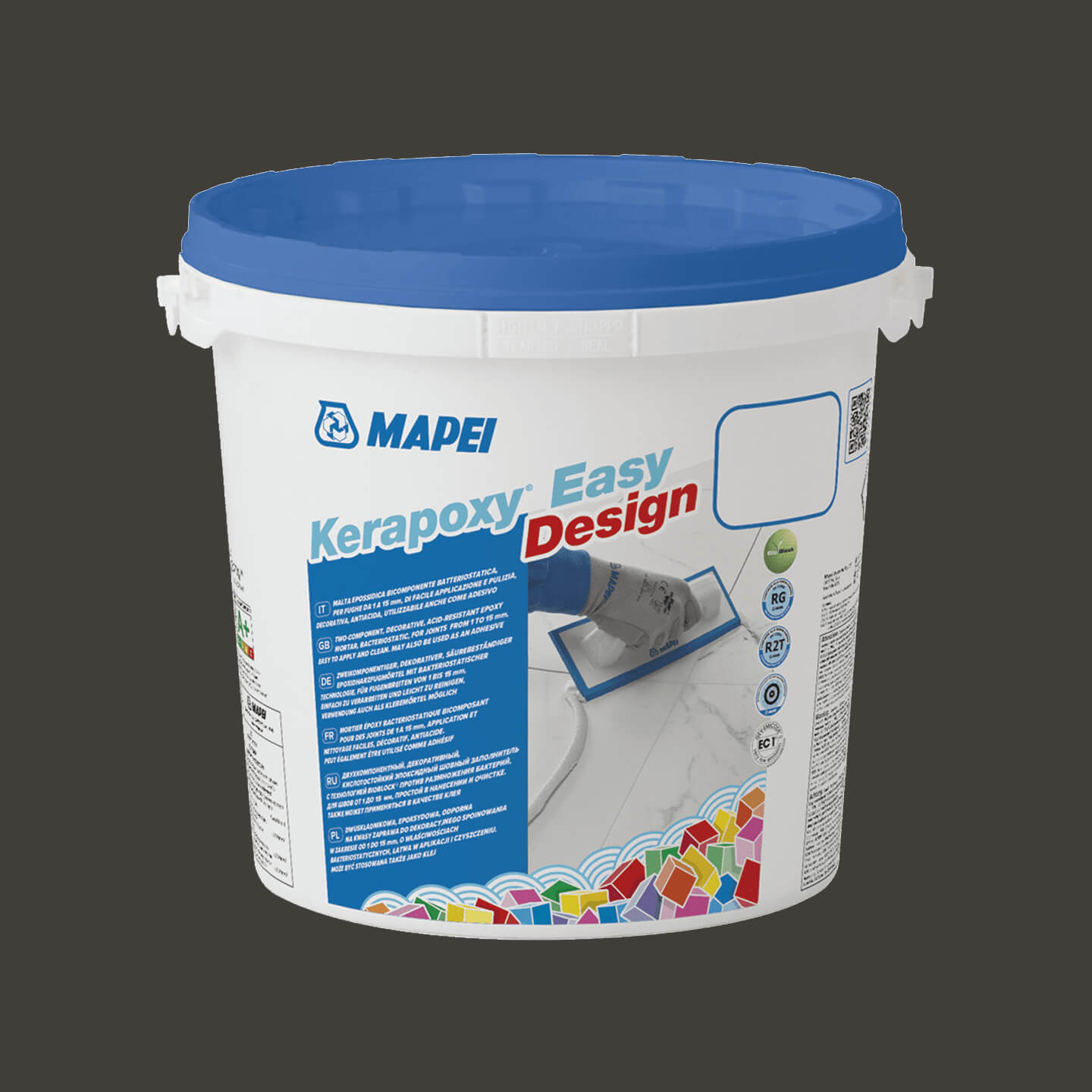 Mapei Kerapoxy Easy Design 3kg Black 120 - Premium Epoxy Grout for Tile and Stone - Perfect for Bathrooms, Kitchens, and High-Traffic Areas