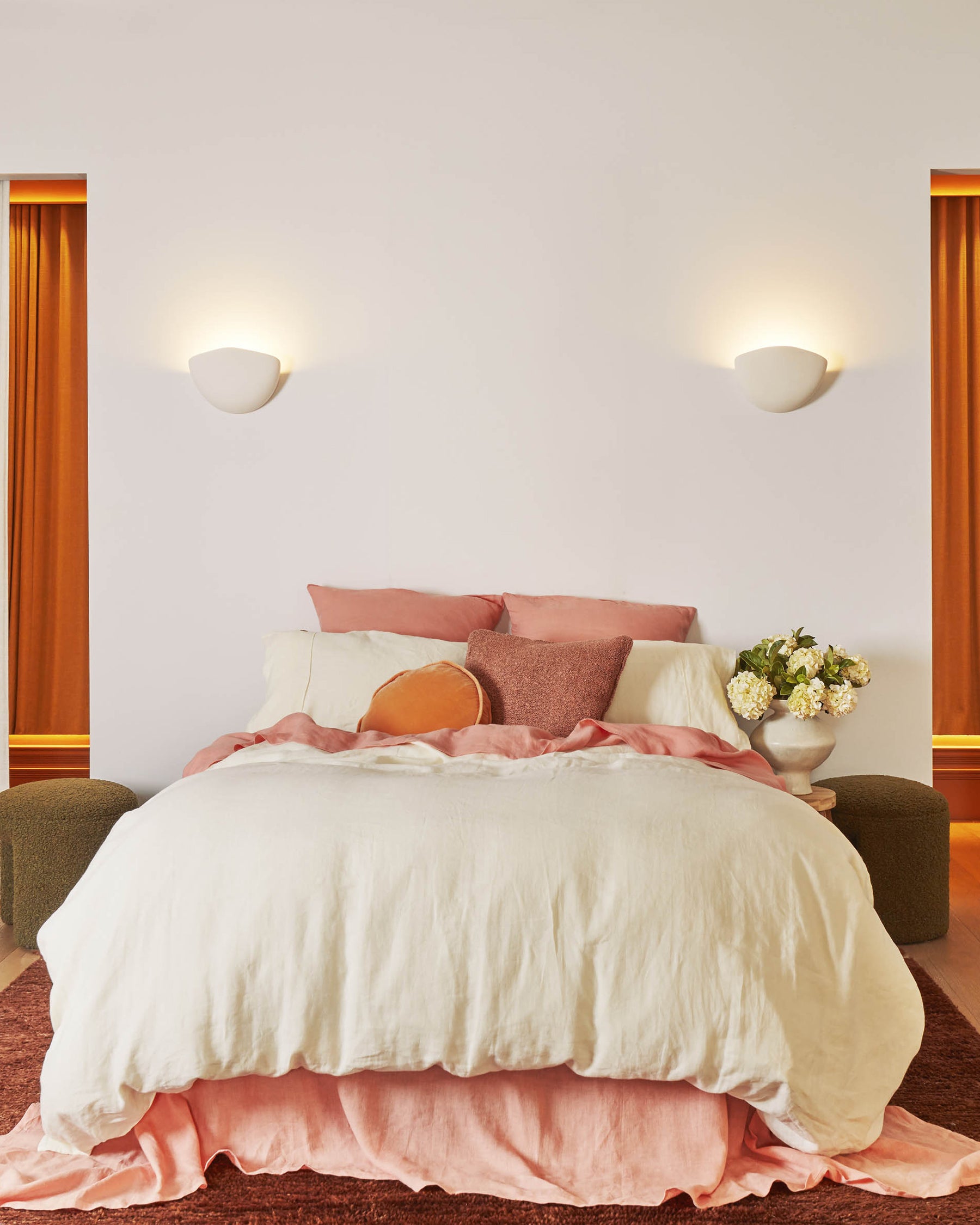 Premium Cloud Dancer Linen Pillowcases - Breathable & Soft 100% Natural Flax - Luxury Bedding for Hot Sleepers & Sensitive Skin - Perfect for Summer Nights & Allergy Relief