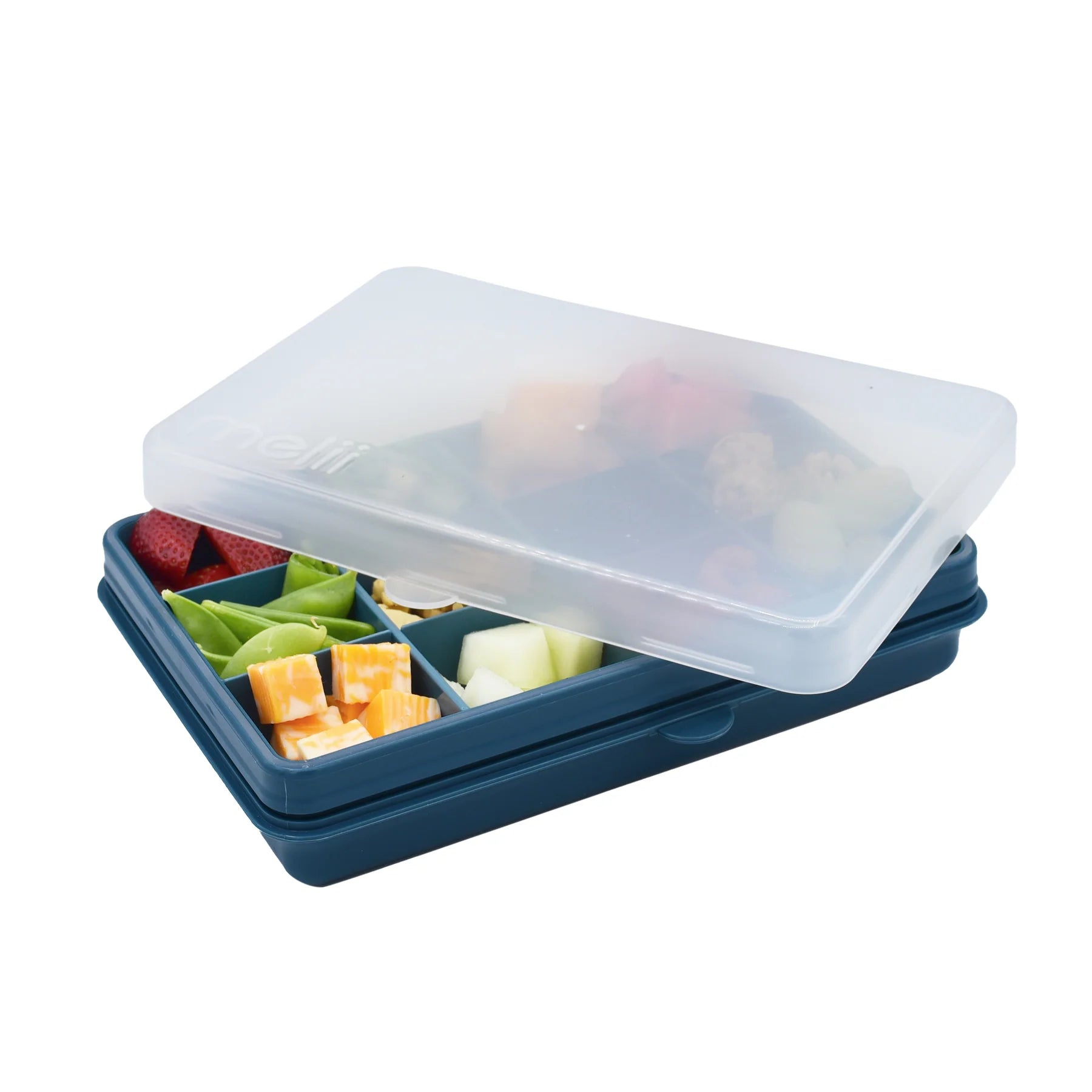 Melii Luxe Snackle Box - Premium Blue Snack Container for Charcuterie, Cheese & Party Platters | Perfect for Picnics, Office Snacks & Entertaining Guests