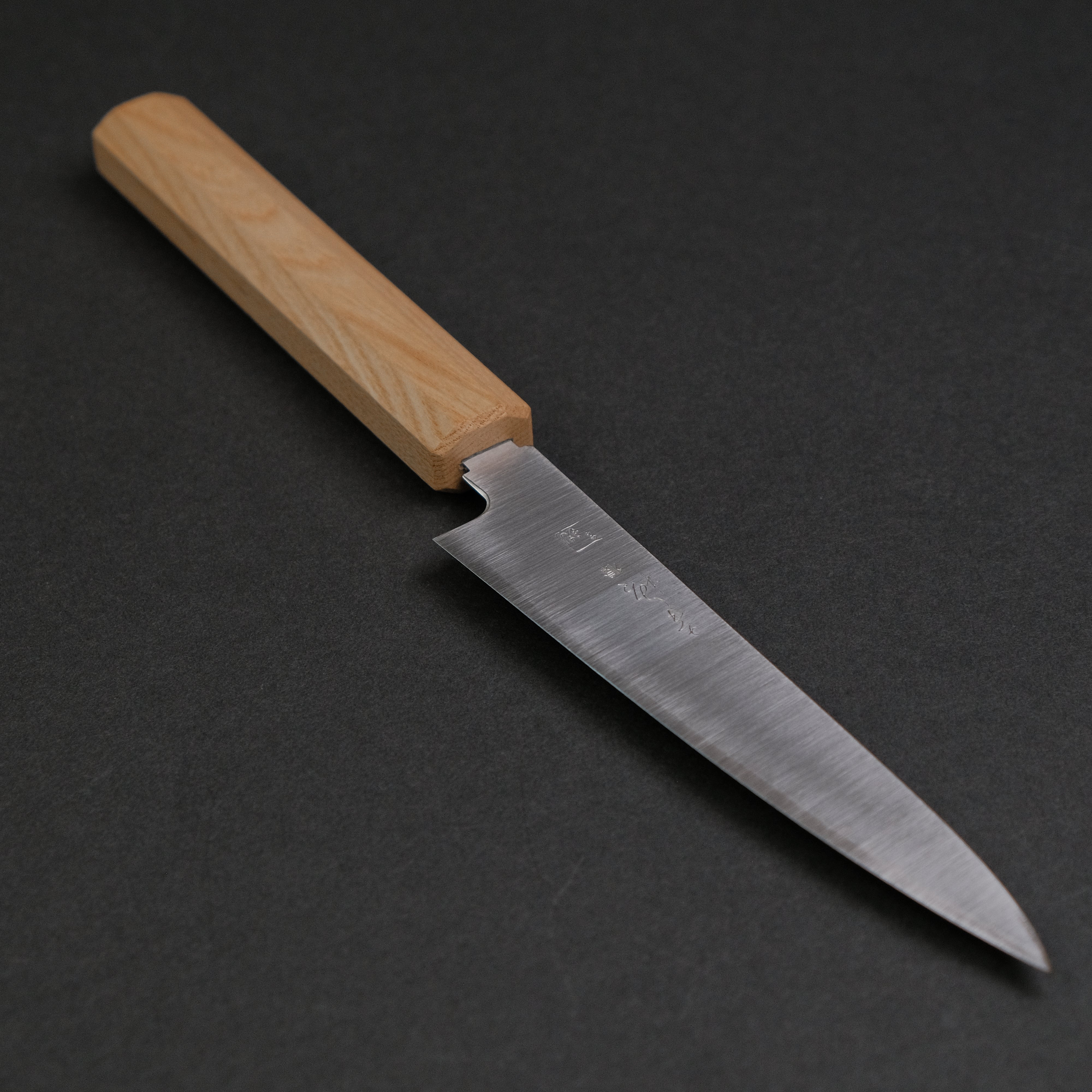 Premium Konosuke GS+ Petty Knife 150mm - Japanese Stainless Steel Blade with Khii Chestnut Wood Handle - Perfect for Slicing, Peeling & Precision Kitchen Tasks