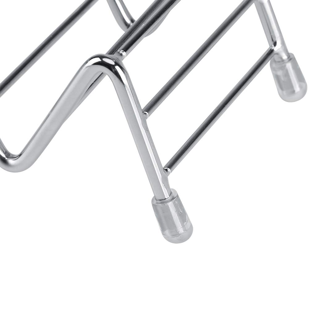 Stainless Steel Taco Holder Stand - 2 to 5 Grooves Mini Tortilla Rack for Oven & Grill | Party Serving Tray for Mexican Tacos & Snacks | Perfect for Cinco de Mayo, BBQs & Family Gatherings