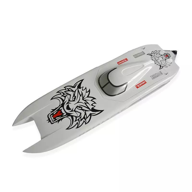 E51 2.4Ghz High Speed RC Racing Boat - 100km/h Dual Motor Kevlar Hull with PNP Servo ESC Mount (1300x360x220mm) - Perfect for Lake Racing, DIY Projects & Water Sports