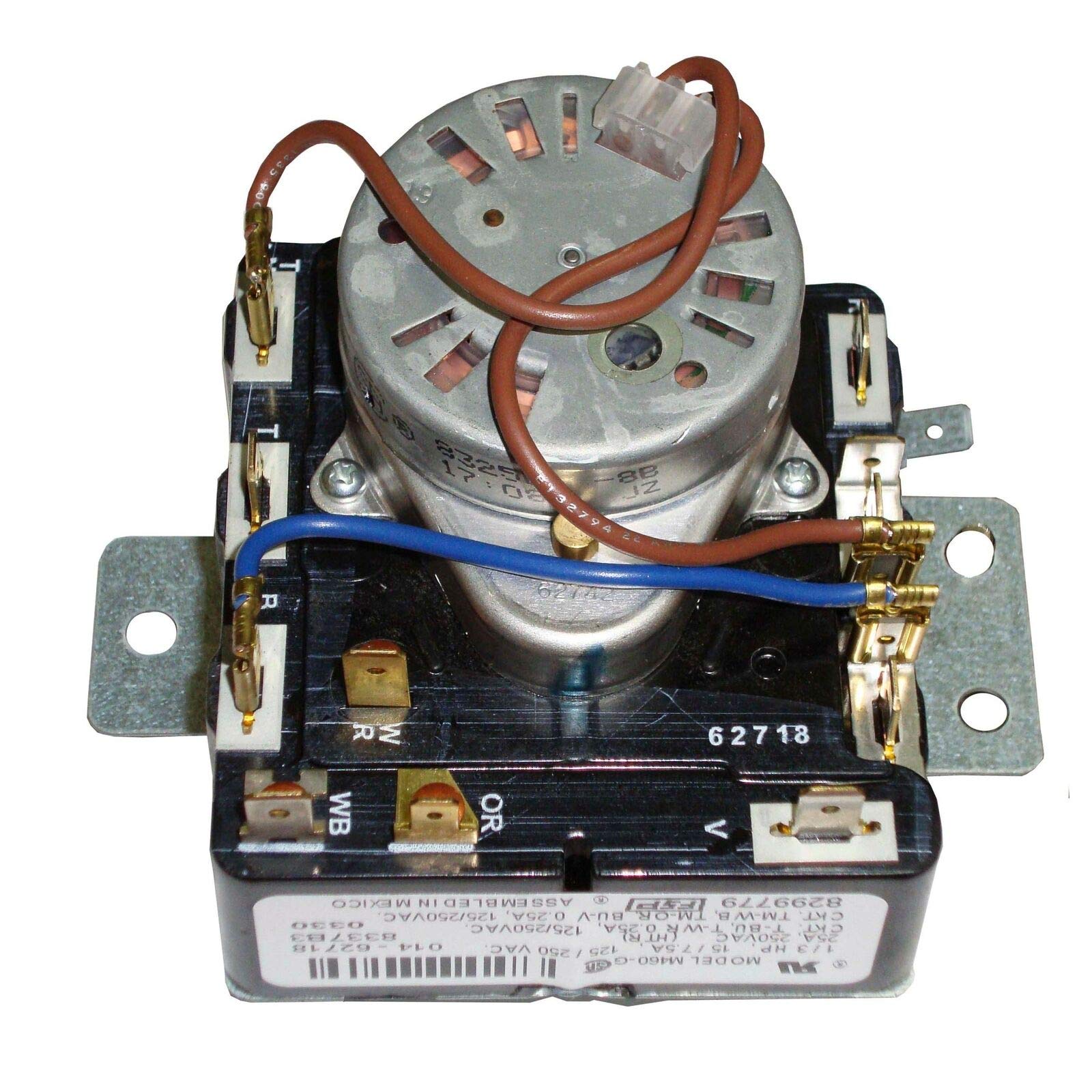 GLOB PRO SOLUTIONS - 8299766 Dryer Timer Replacement Part for Efficient Laundry Drying | Compatible with Major Appliance Brands | Perfect for Home Laundry Rooms and Commercial Laundromats