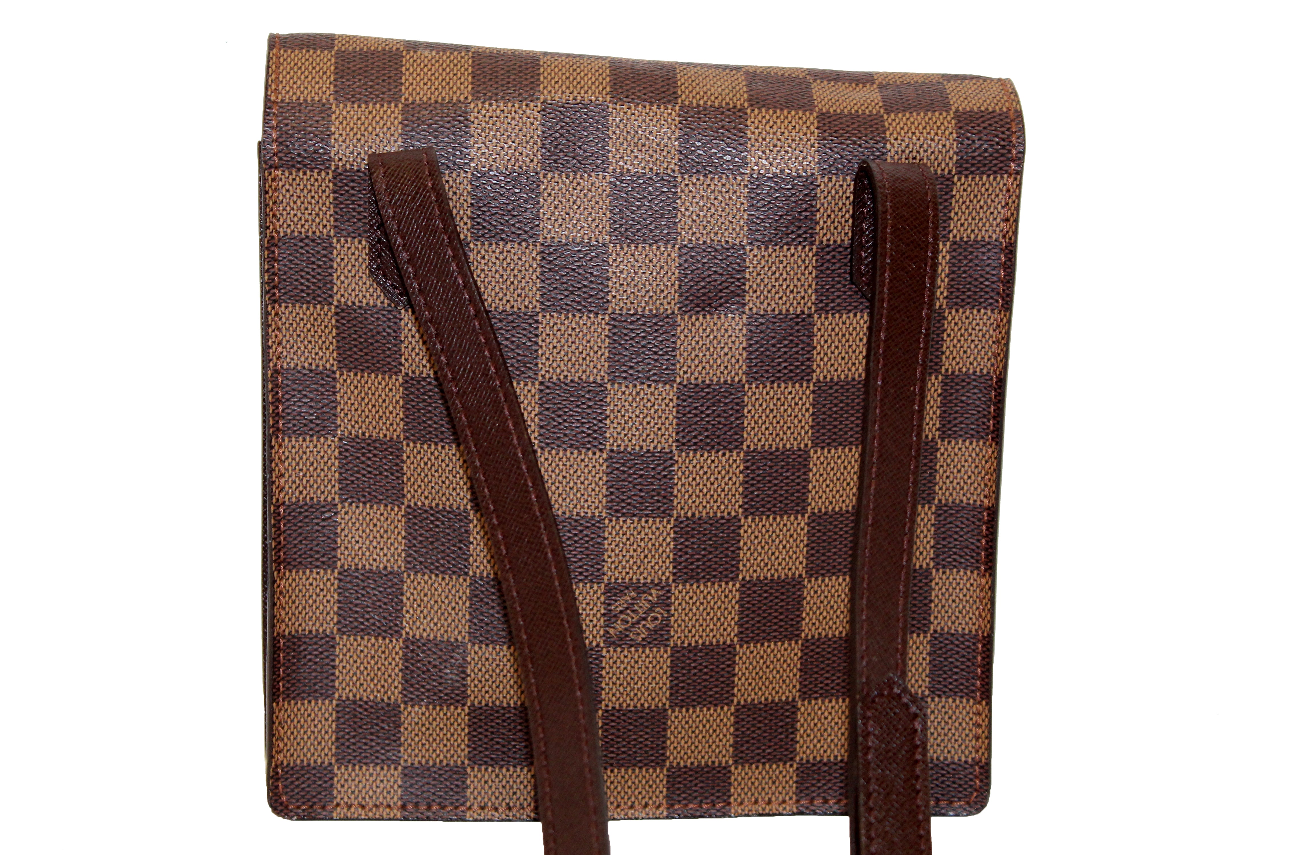 Authentic Louis Vuitton Damier Ebene Pimlico Messenger Bag for Men - Genuine Leather Crossbody Shoulder Bag - Perfect for Work, Travel & Daily Use