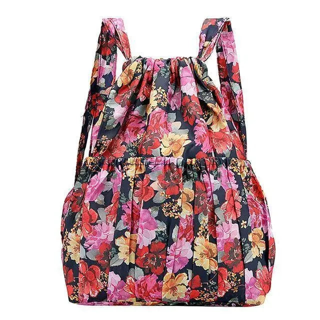 Vintage Printed Ethnic Backpack - Stylish Boho Travel Bag for Women & Men - Perfect for Hiking, Festival, College & Daily Use