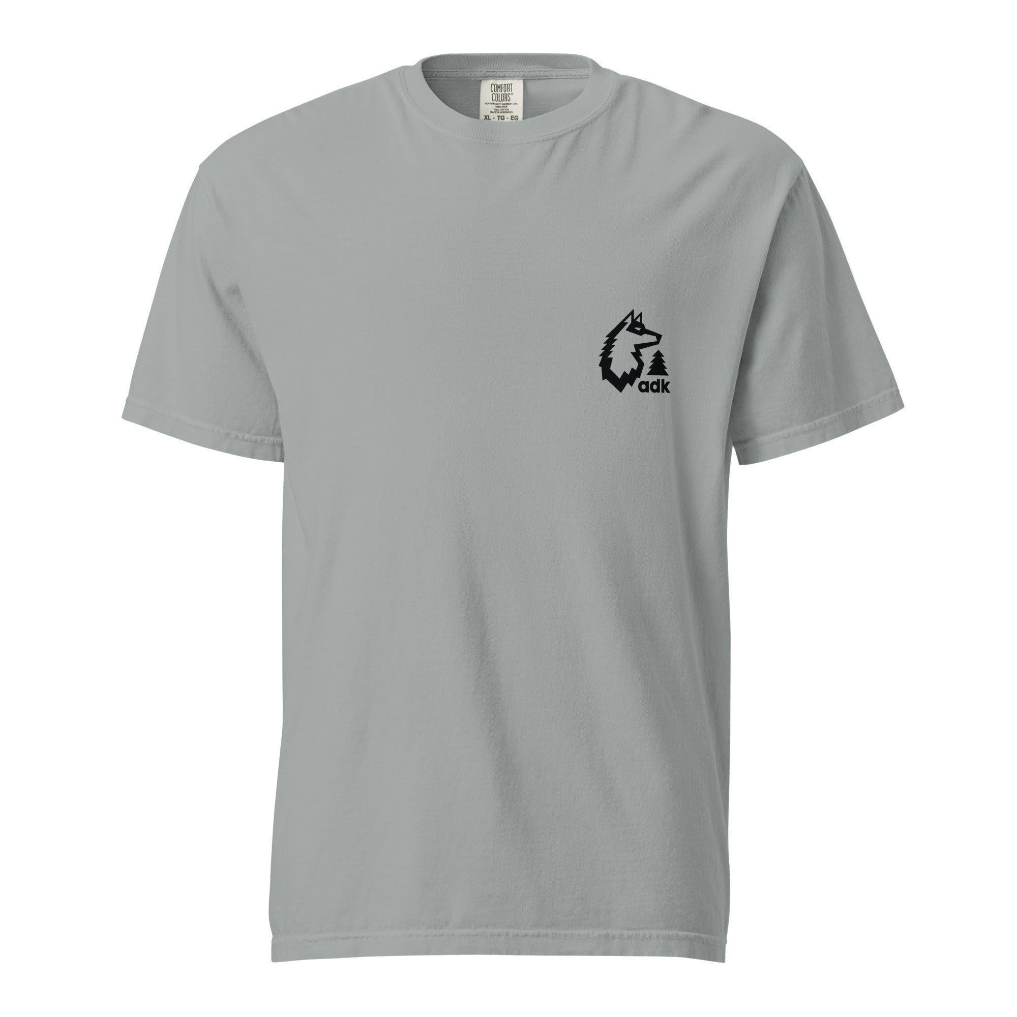 Wildlife Series Coyote Garment Dyed T-Shirt - Soft Vintage Washed Cotton Tee for Outdoor Adventures & Casual Wear