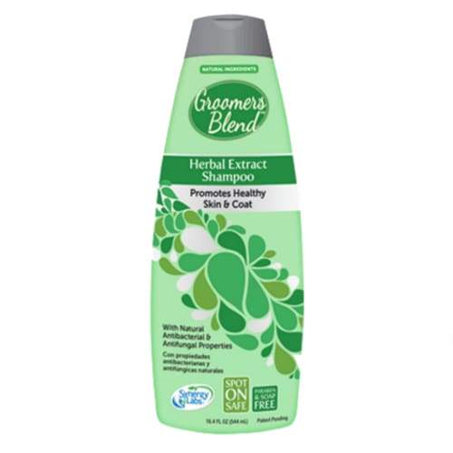 SynergyLabs Groomer’s Blend Herbal Extract Shampoo for Dogs & Cats - Natural Pet Shampoo with Aloe Vera & Essential Oils | Gentle Cleansing for Sensitive Skin, Soothing Bath Solution for Itchy & Dry Coat