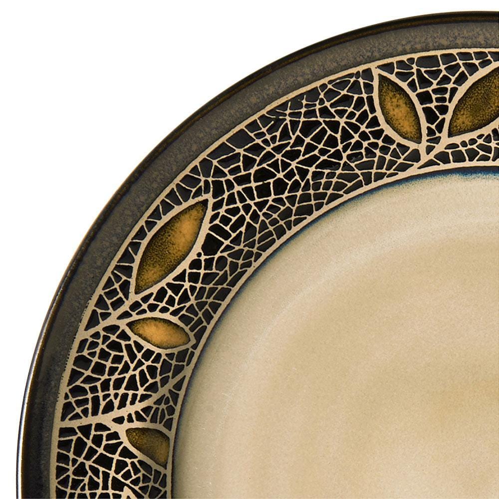 Alexandria 4-Piece Dinner Plate Set - Elegant Porcelain Plates for Formal Dining, Entertaining & Everyday Use