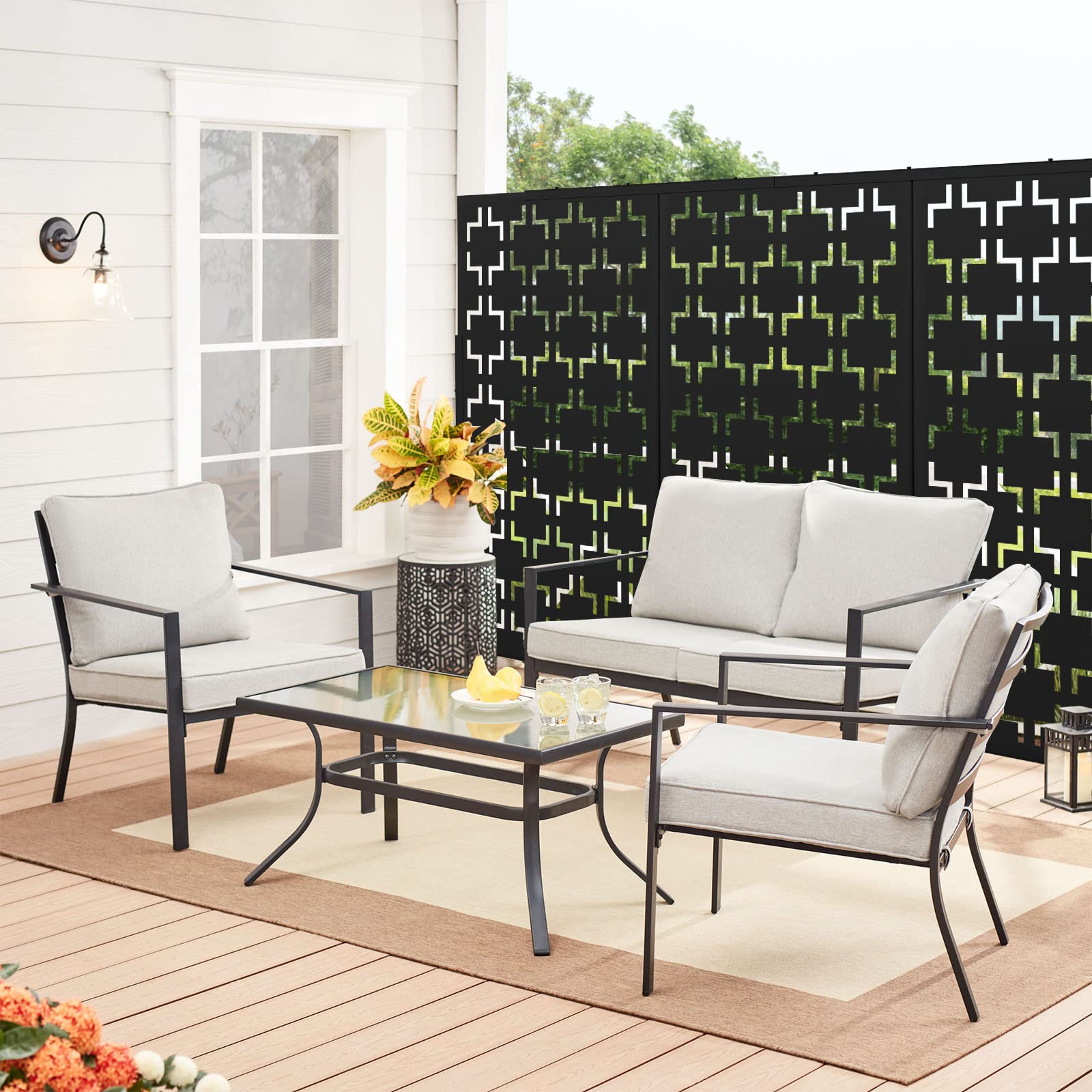 Elevens Decorative Privacy Screen Panel - 47