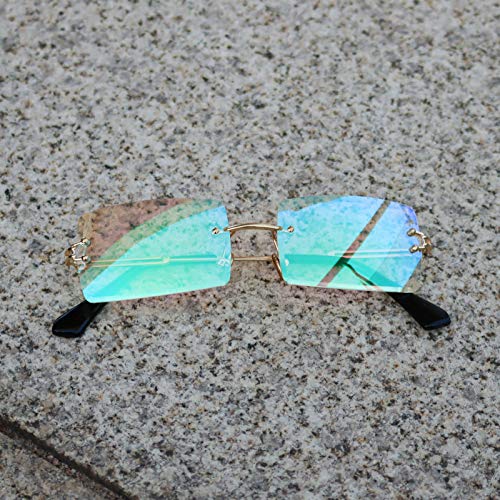 2pcs-pink Mirror&green Mirror