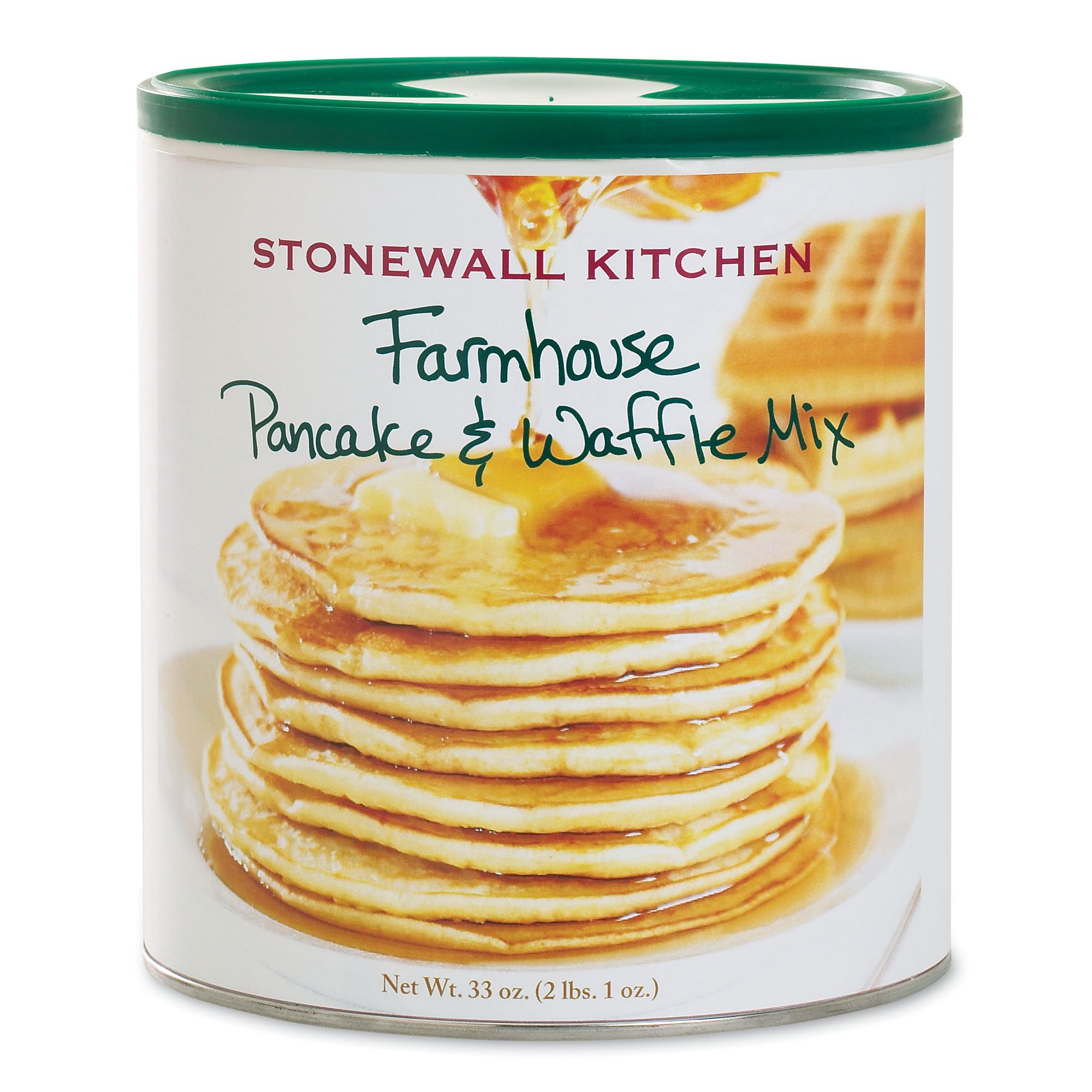 Stonewall Kitchen Farmhouse Pancake & Waffle Mix - 33 oz | All-Natural Breakfast Mix for Fluffy Pancakes & Crispy Waffles | Perfect for Family Breakfasts, Brunch & Holiday Gatherings