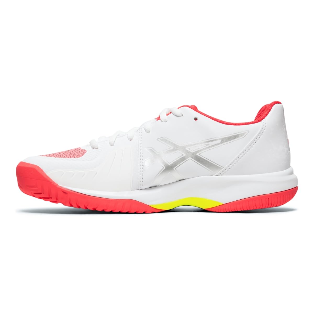 ASICS Women's Gel-Court Speed Tennis Shoes - White/Laser Pink - Size 6.5 M US - Lightweight & Supportive for Competitive Play & Court Training