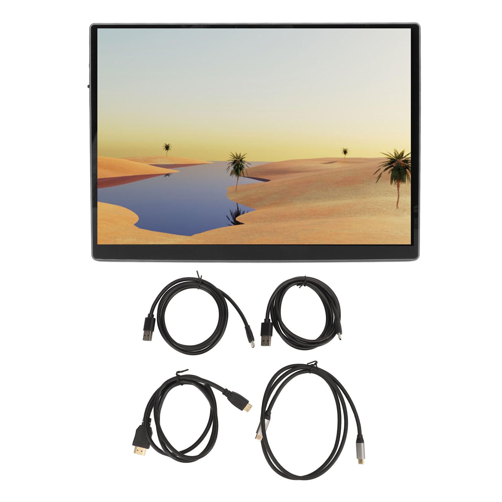10.5 Inch Yctze Touchscreen Monitor - 1920x1280 IPS Display, 16:9 Mini Monitor with Eye Protection & Built-in Speakers | Perfect for Digital Signage, Gaming, and Office Work