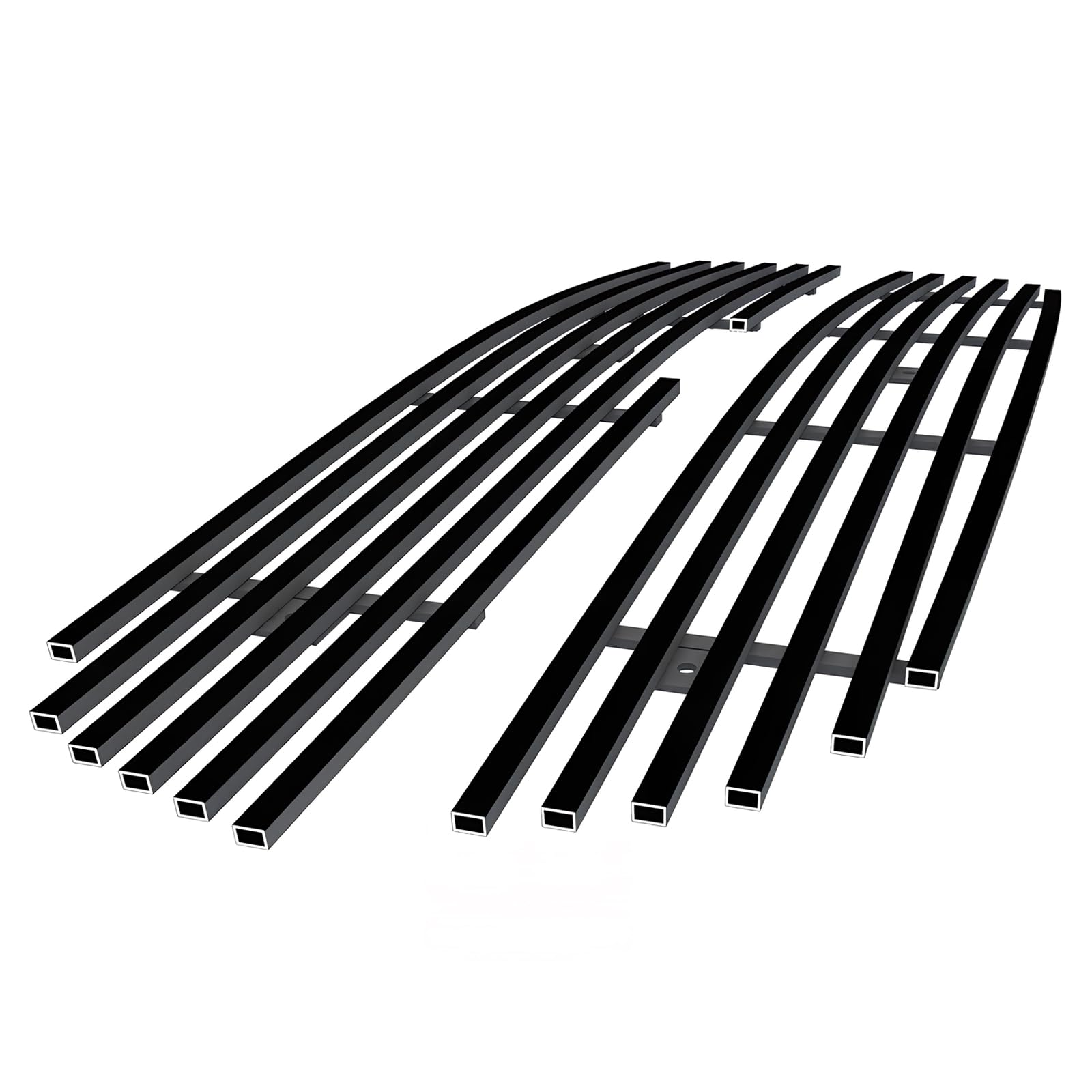 APS Compatible with Chevy Sonic 2012-2016 Main Upper Stainless Steel SS Black Billet Front Grill Grille Insert C66939H - Upgrade Your Car's Style for Street & Show Performance