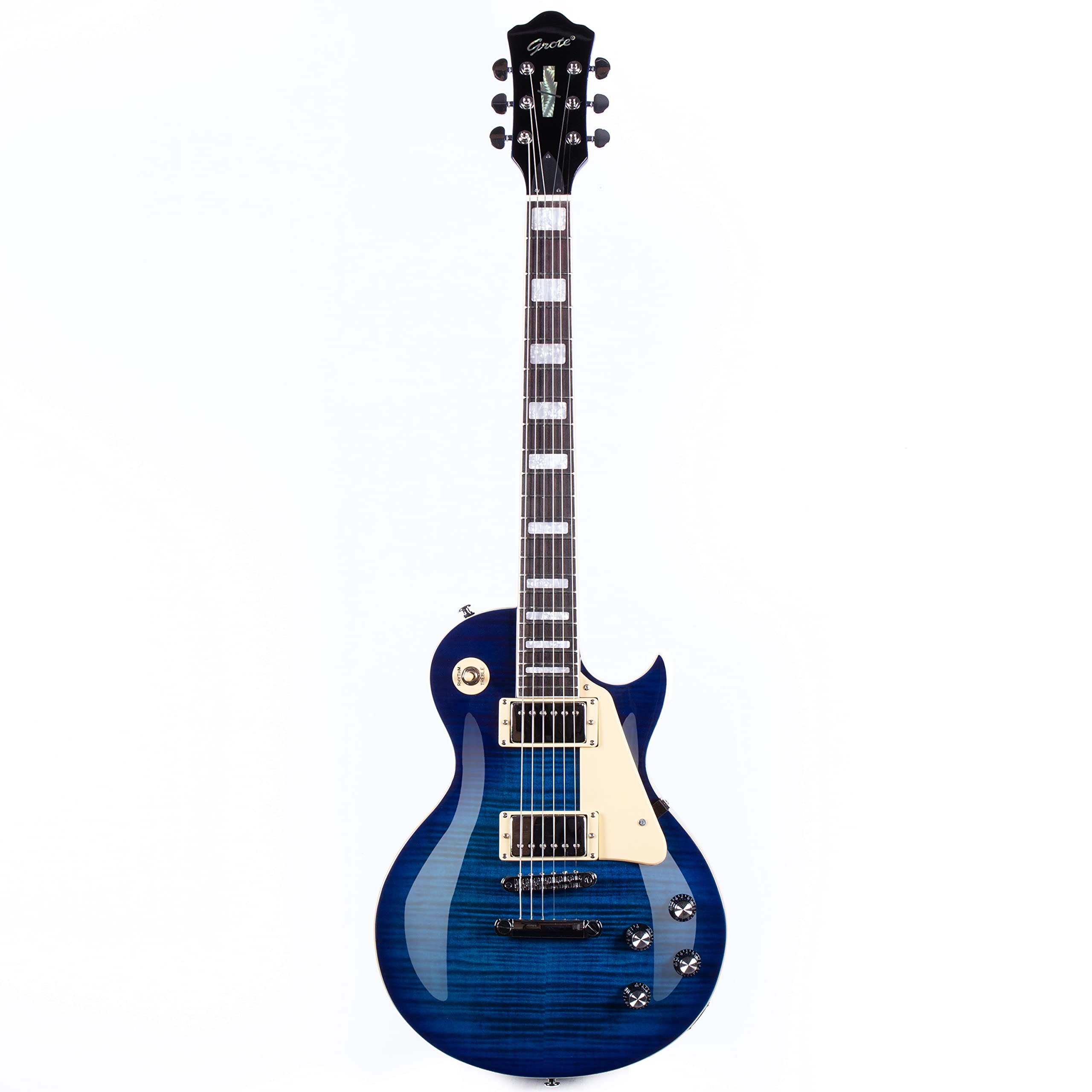 GROTE Solid Body Electric Guitar with Gigbag LPYS-006 - Perfect for Beginners, Practice & Live Performances