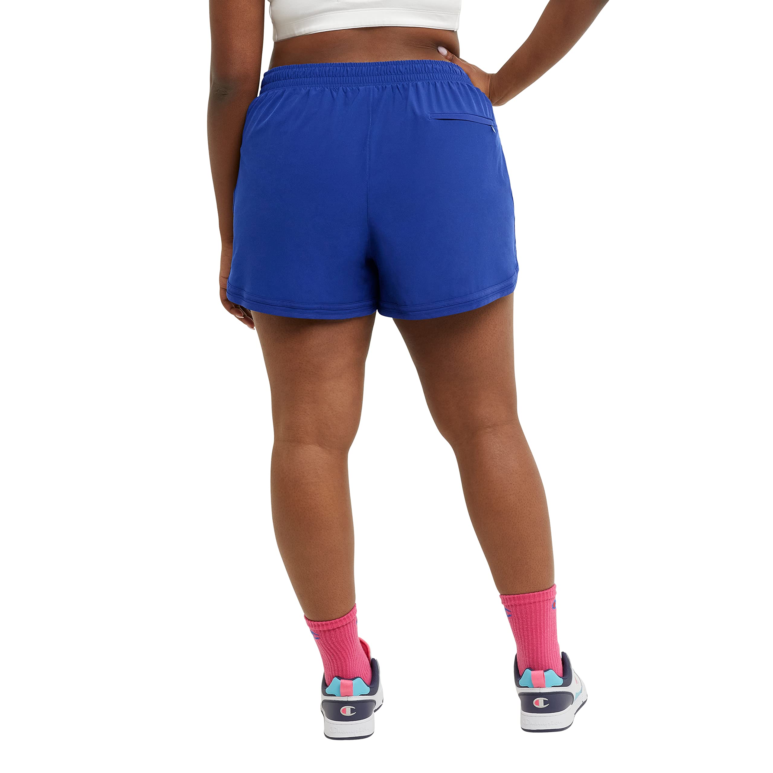 Champion Women's Varsity Shorts - Moisture Wicking, Lightweight Gym Shorts for Workout & Running - Plus Size Available - Perfect for Yoga, Training & Casual Wear
