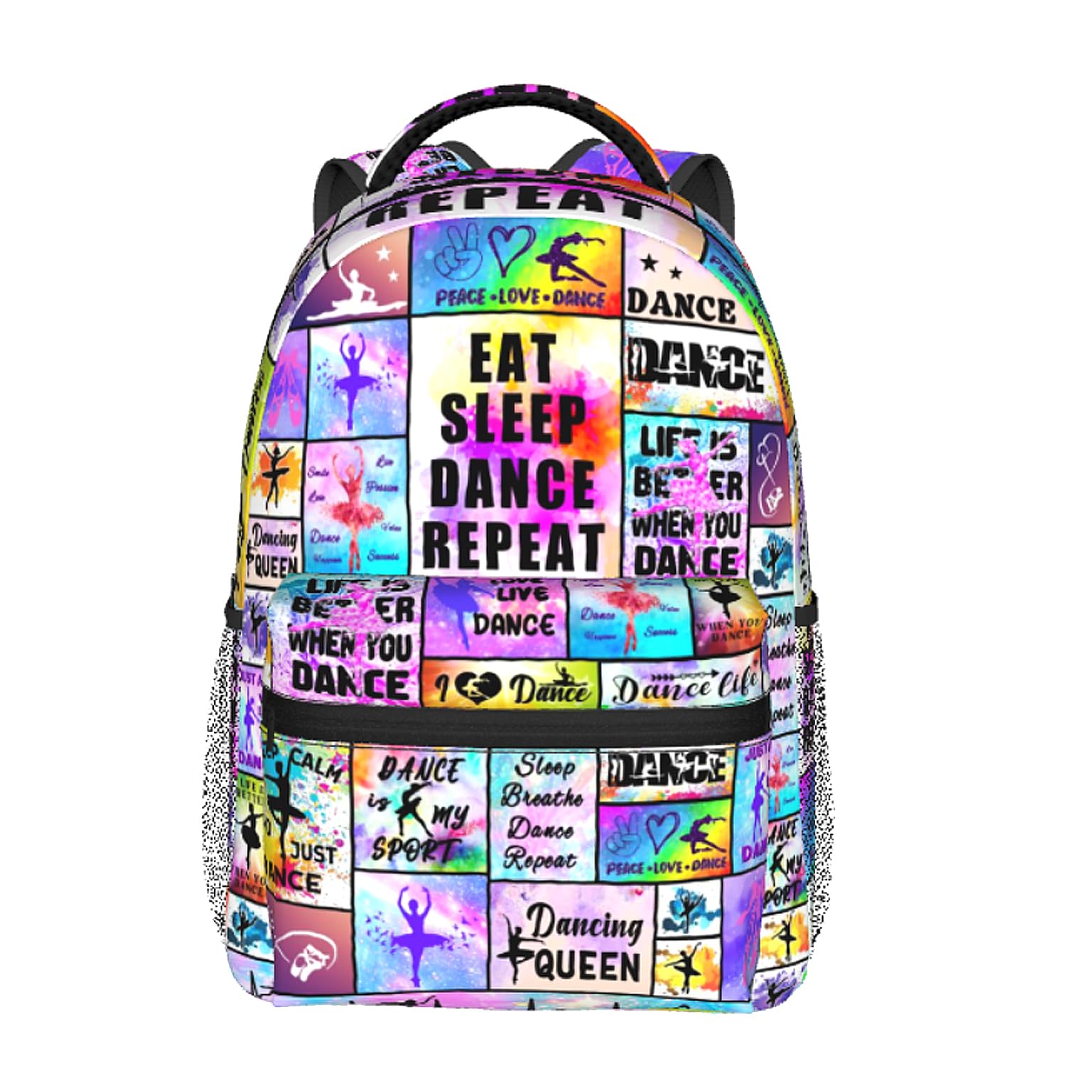 **16 Inch Dance Backpack for Ballet School - Lightweight Travel & Sport Daypack for Kids, Girls, Boys, Women & Men - Perfect for Dance Classes, Gym & Travel Gifts**