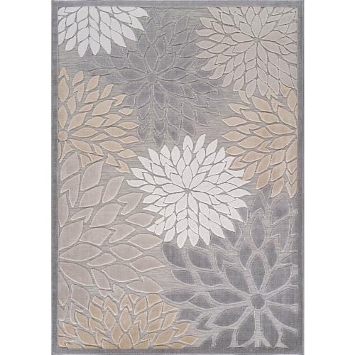 Floral - Gray