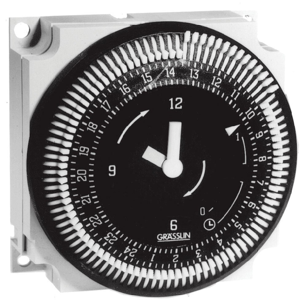Intermatic FM1STUZ-120U 24-Hour Electromechanical Timer Module - 21A SPDT 120V for Home Automation & Appliance Control | Perfect for Lighting, Pumps & HVAC Systems