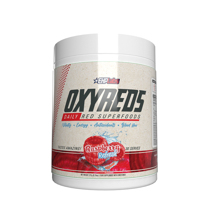 EHP Labs OxyReds Nitric Oxide Booster Supplement - 30 Servings for Enhanced Blood Flow, Energy & Performance | Pre-Workout, Post-Workout & Daily Fitness Support