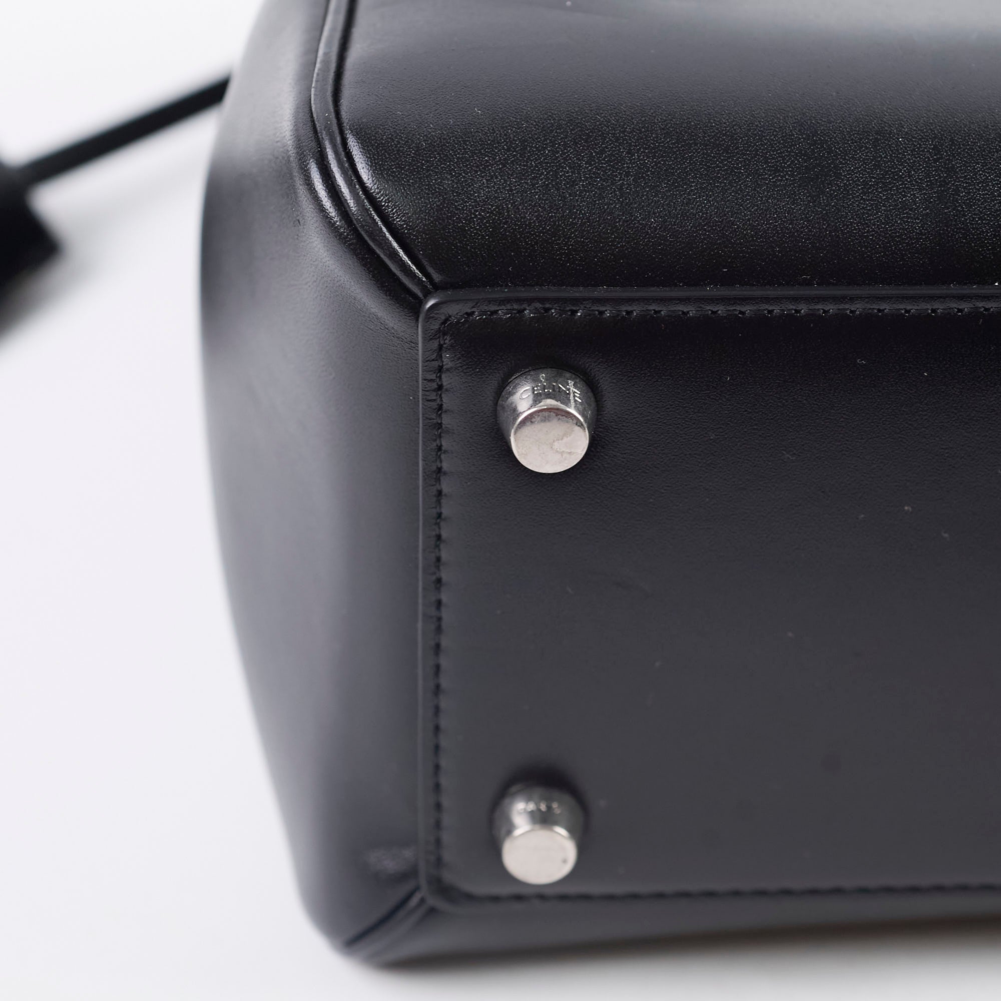Celine 16 Medium Shoulder Bag in Black | Luxury Leather Handbag for Women | Perfect for Work, Travel & Evening Events